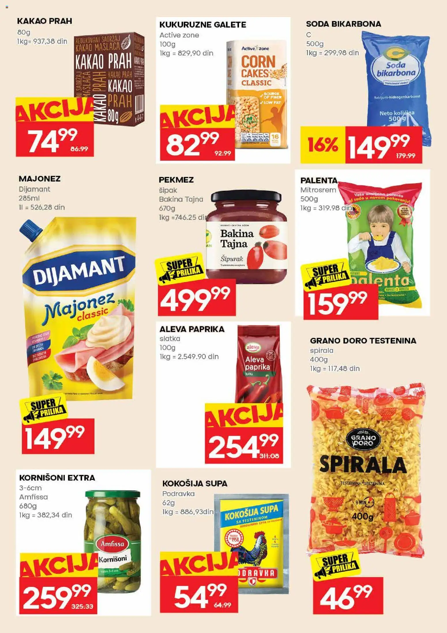 Idea katalog - važi od 28.05.2026 | Strana: 19 | Proizvode: Testenina, Palenta, Dzem, Podravka