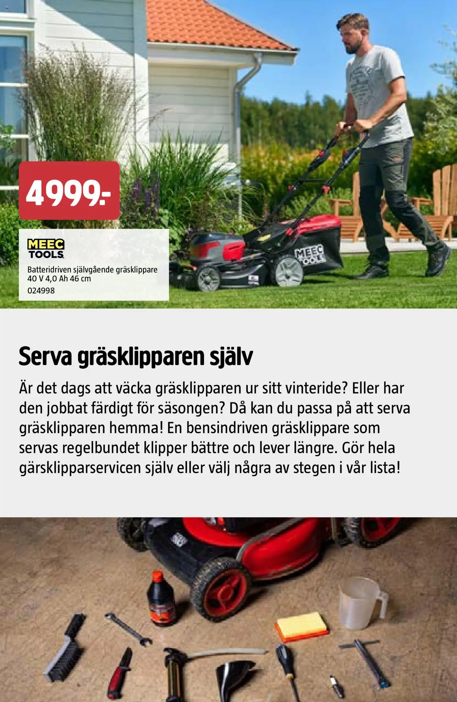 Jula reklamblad aktuell från 26.02.2026 | Sida: 18 | Produkter: Gräsklippare