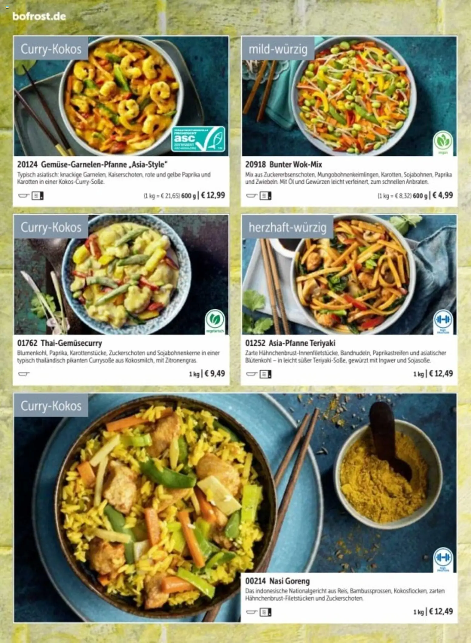 Bofrost Katalog – gültig ab 06.03.2026 | Seite: 104 | Produkte: Zitronengras, Öl, Paprika