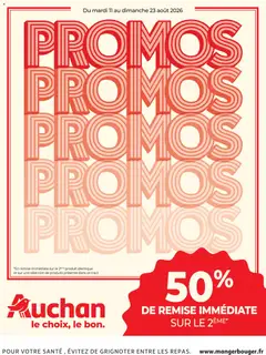 Auchan folder / publicité - Voorbeeld van een folder van Auchan, geldig van 11/08/2026