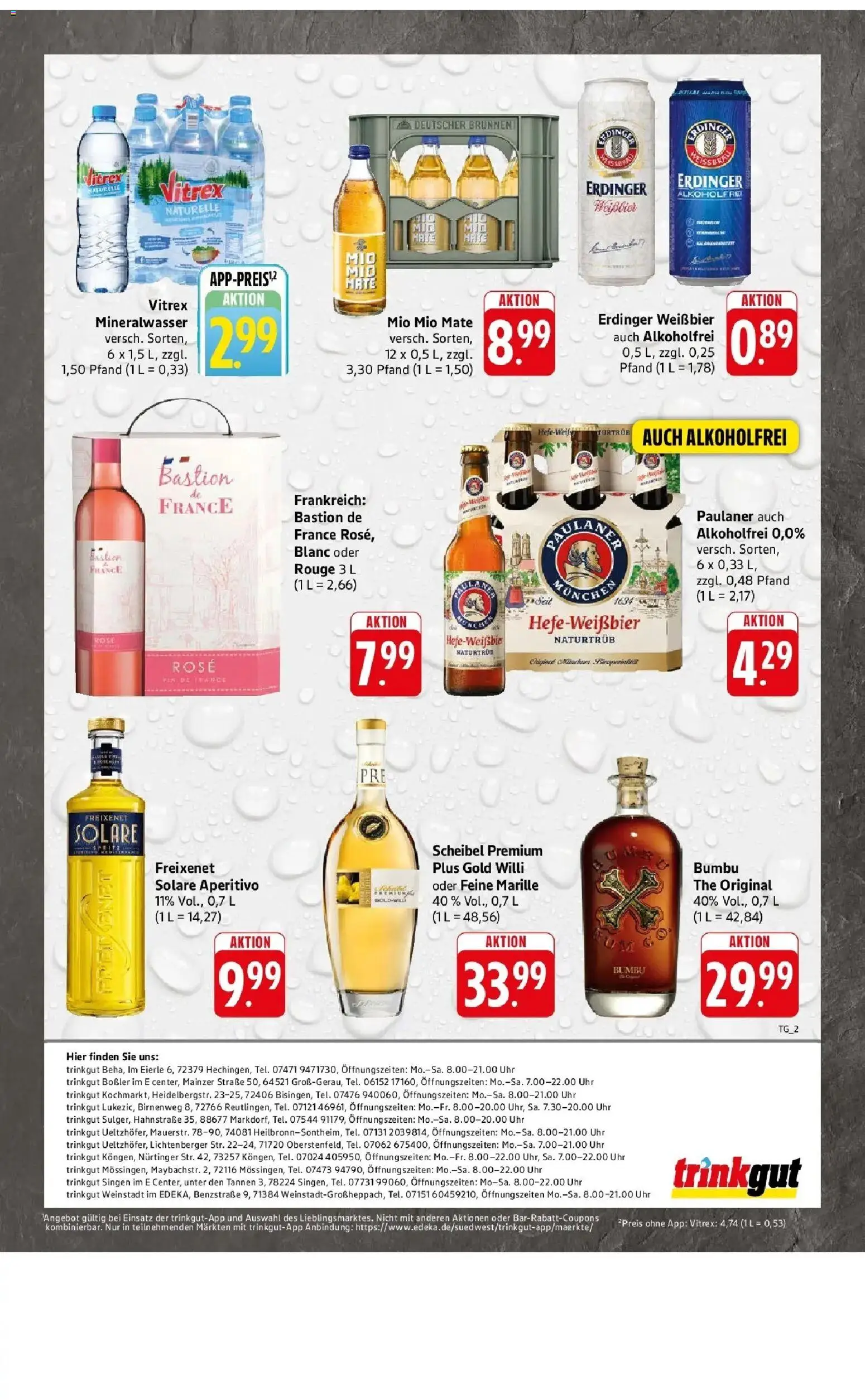 Edeka Prospekt Köngen – gültig ab 13.07.2026 | Seite: 57 | Produkte: Erdinger, Freixenet, Rouge, Uhr