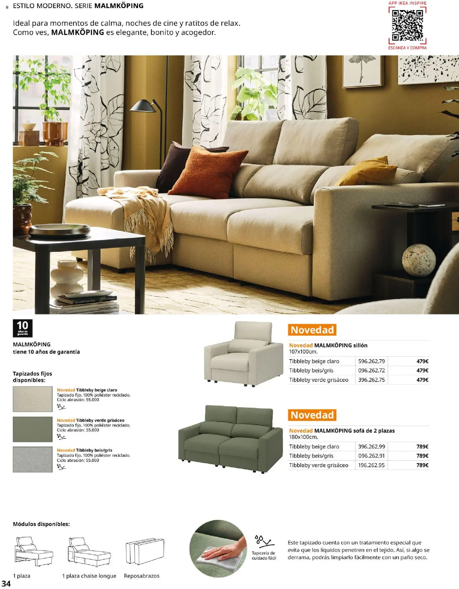 IKEA - Sofás │ válido desde el 28/09/2026 | Página: 34 | Productos: Sofá, Sillón