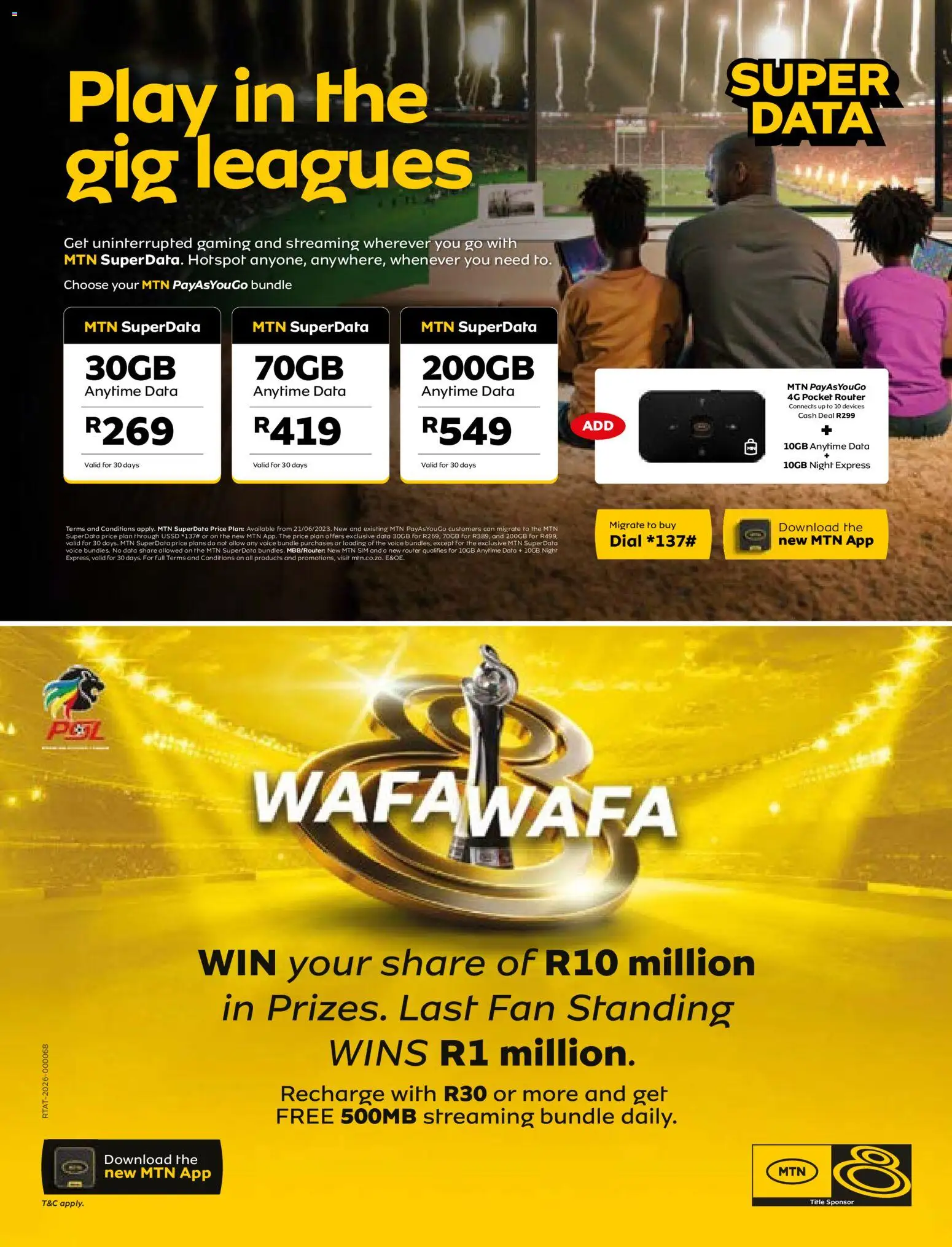 New MTN catalogue – valid from 07/08/2026 | Page: 41 | Products: Data, Sim, Router, Streaming bundle