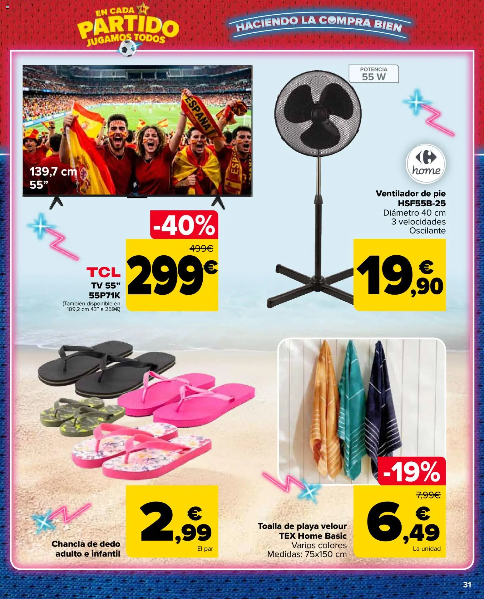 Carrefour Market folleto │ válido desde el 11.06.2026 | Página: 31 | Productos: Ventilador, Ventilador de pie