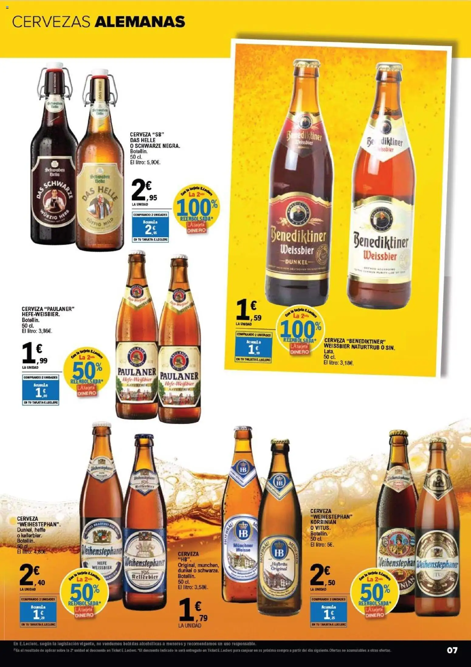 E.Leclerc Vitoria │ válido desde el 10.06.2026 | Página: 7 | Productos: Cerveza