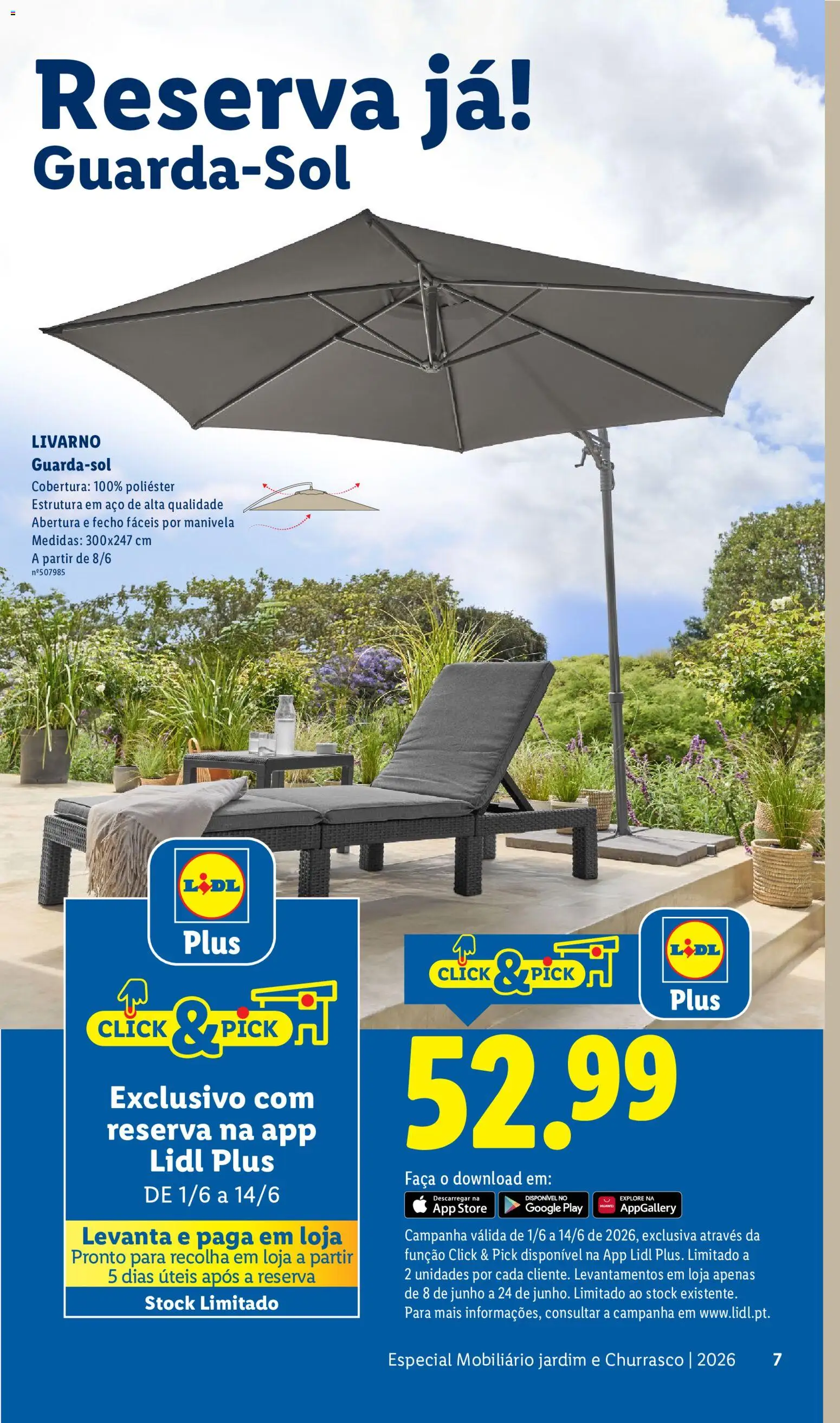 Lidl Folheto Especial Jardim │ válido de 01.06.2026 | Página: 7 | Produtos: Faca