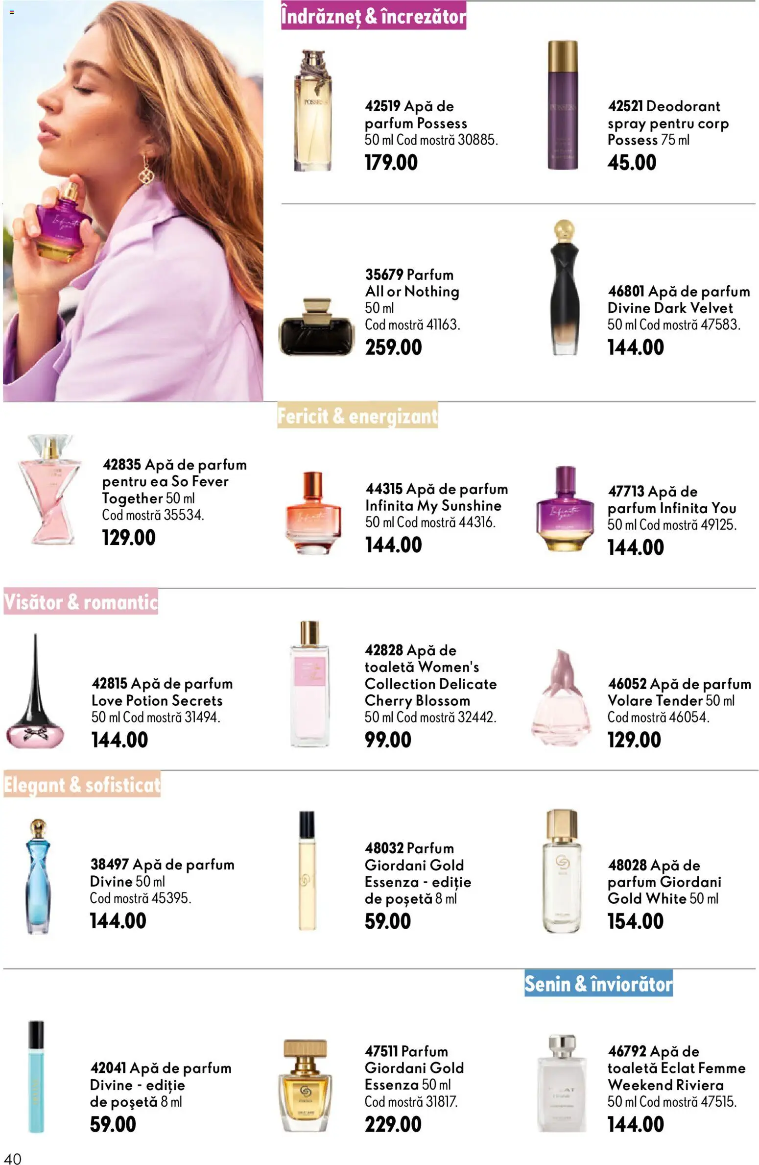Noul catalog Oriflame – valabil de la 17.06.2026 | Pagină: 40