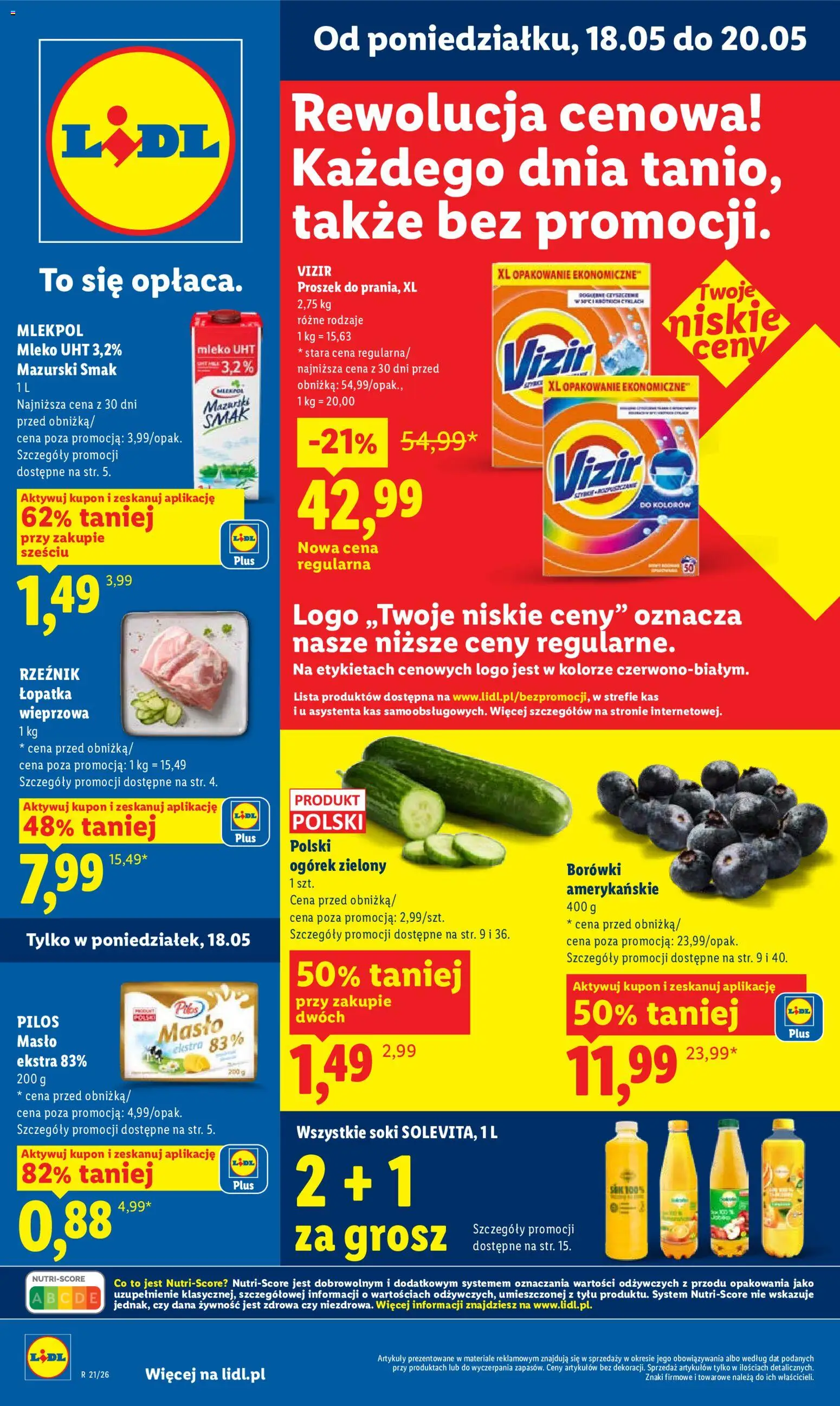 Lidl gazetka od 18.05.2026 | Strona: 1
