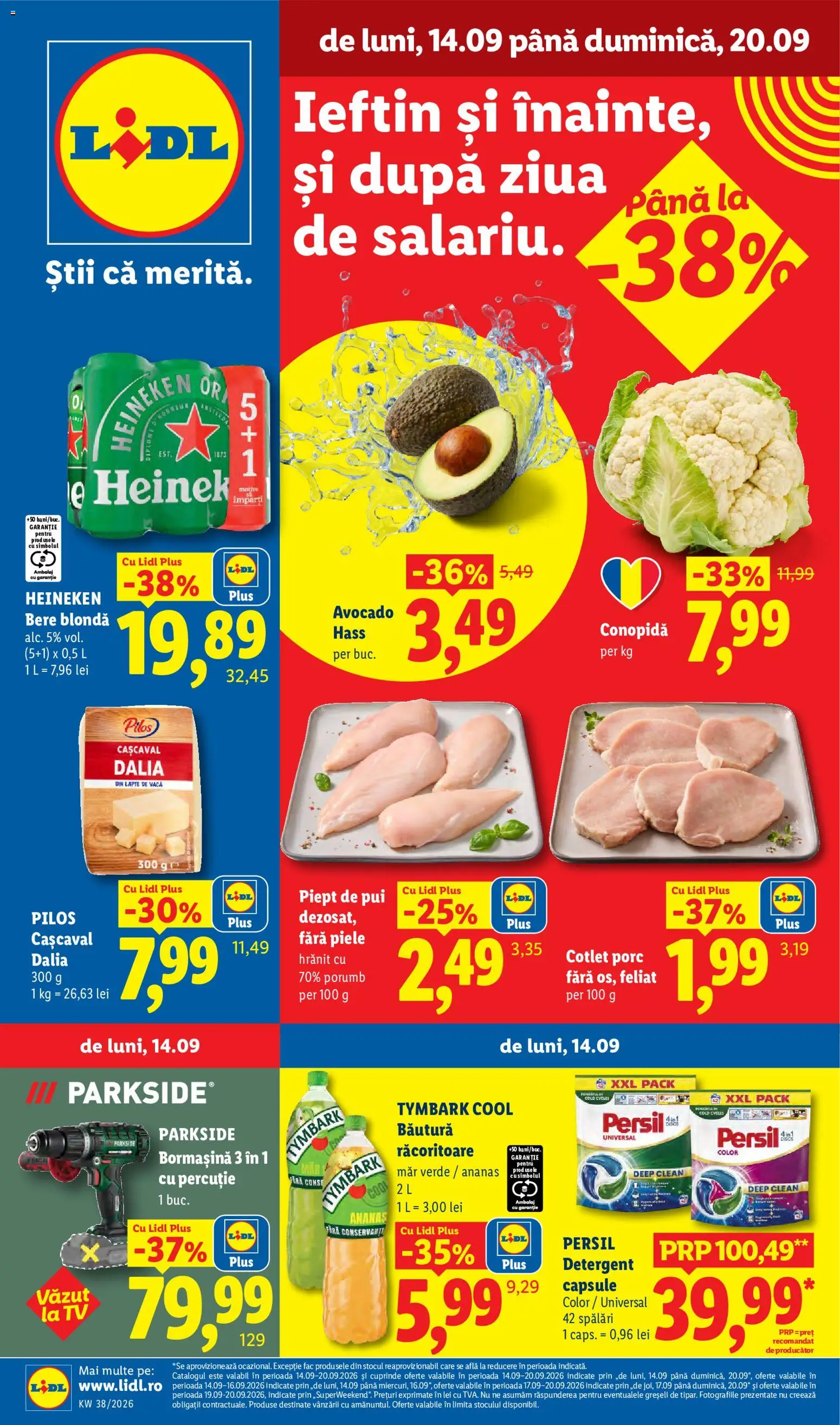 Noul catalog Lidl – valabil de la 14.09.2026 | Pagină: 1