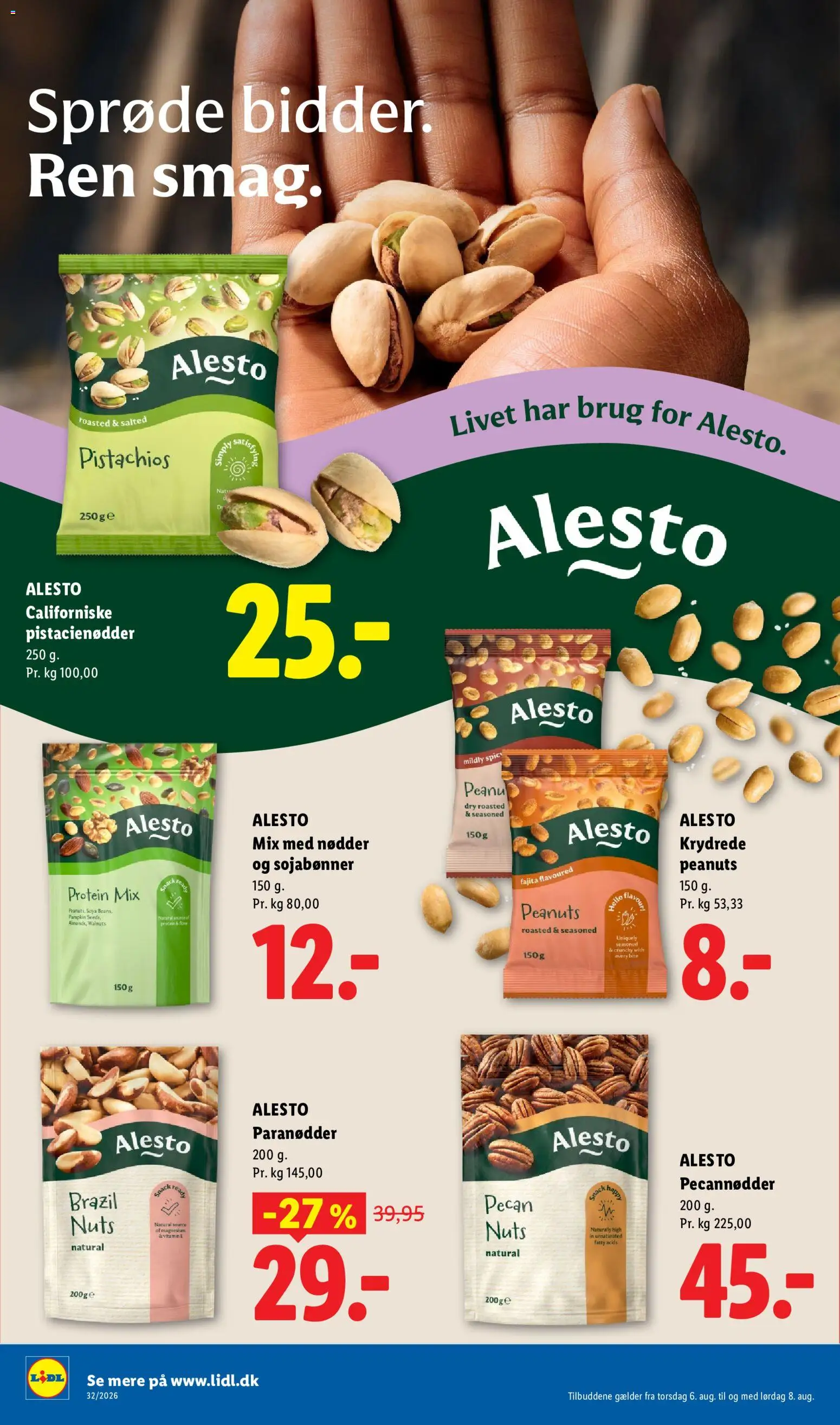 Lidl tilbudsavis – gyldig fra 02/08/2026 | Side: 35 | Produkter: Nødder, Peanuts, Paranødder