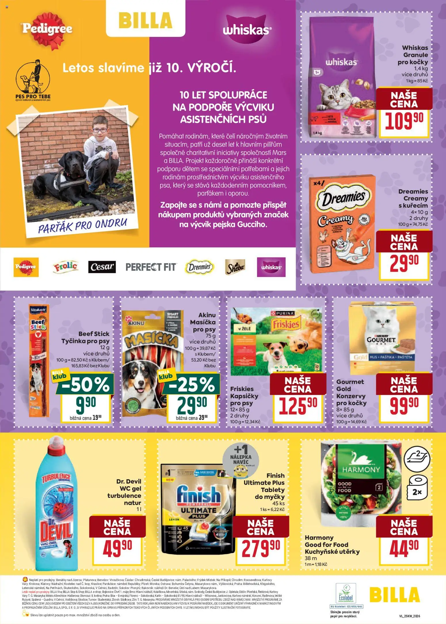 Billa Velký leták od 17.06.2026 | Strana: 29 | Produkty: Whiskas, Granule, Konzervy pro psy, Pes