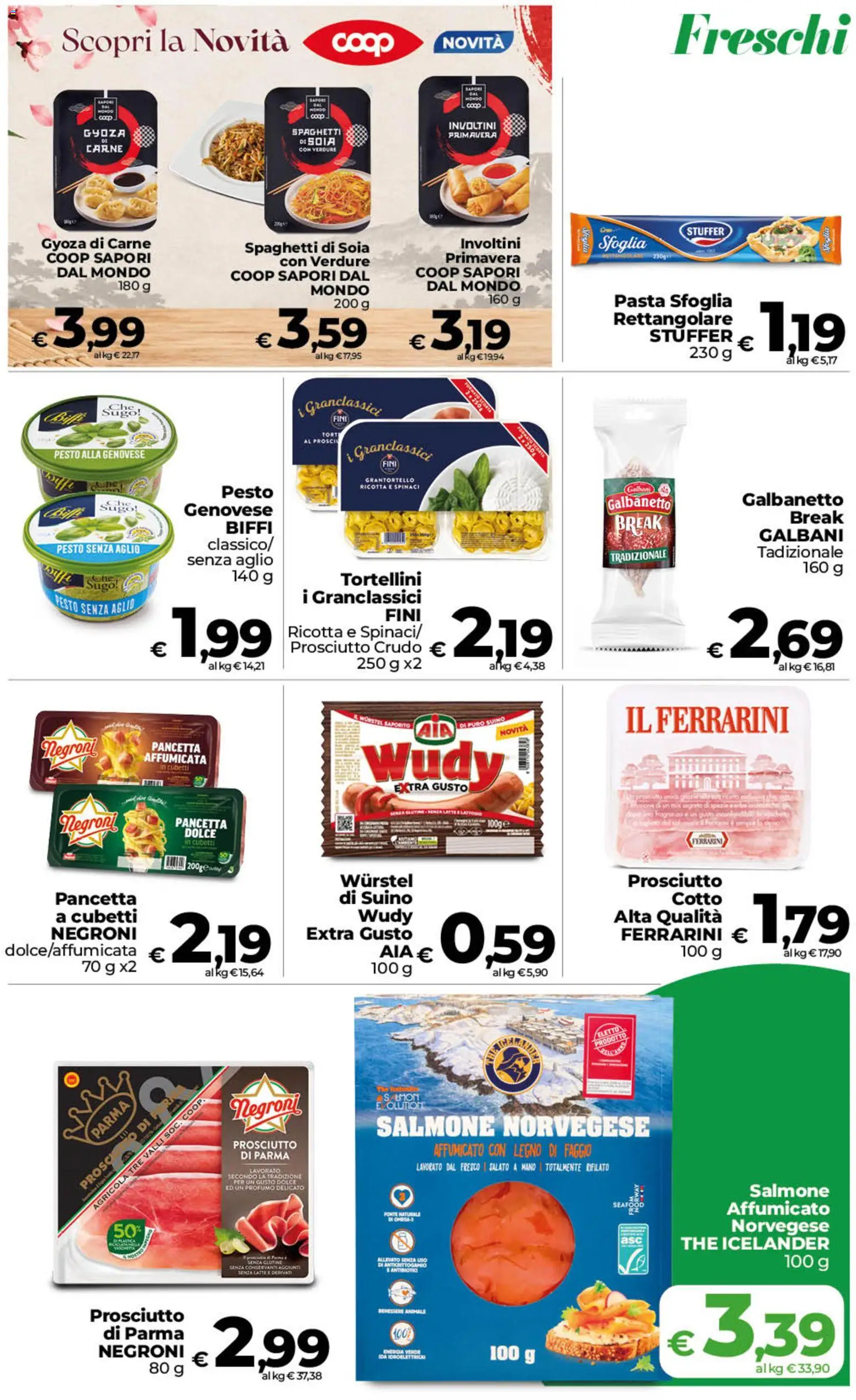 Volantino COOP del 22/09/2026 | Pagina: 7 | Prodotti: Senza glutine, Latte, Spinaci, Profumo