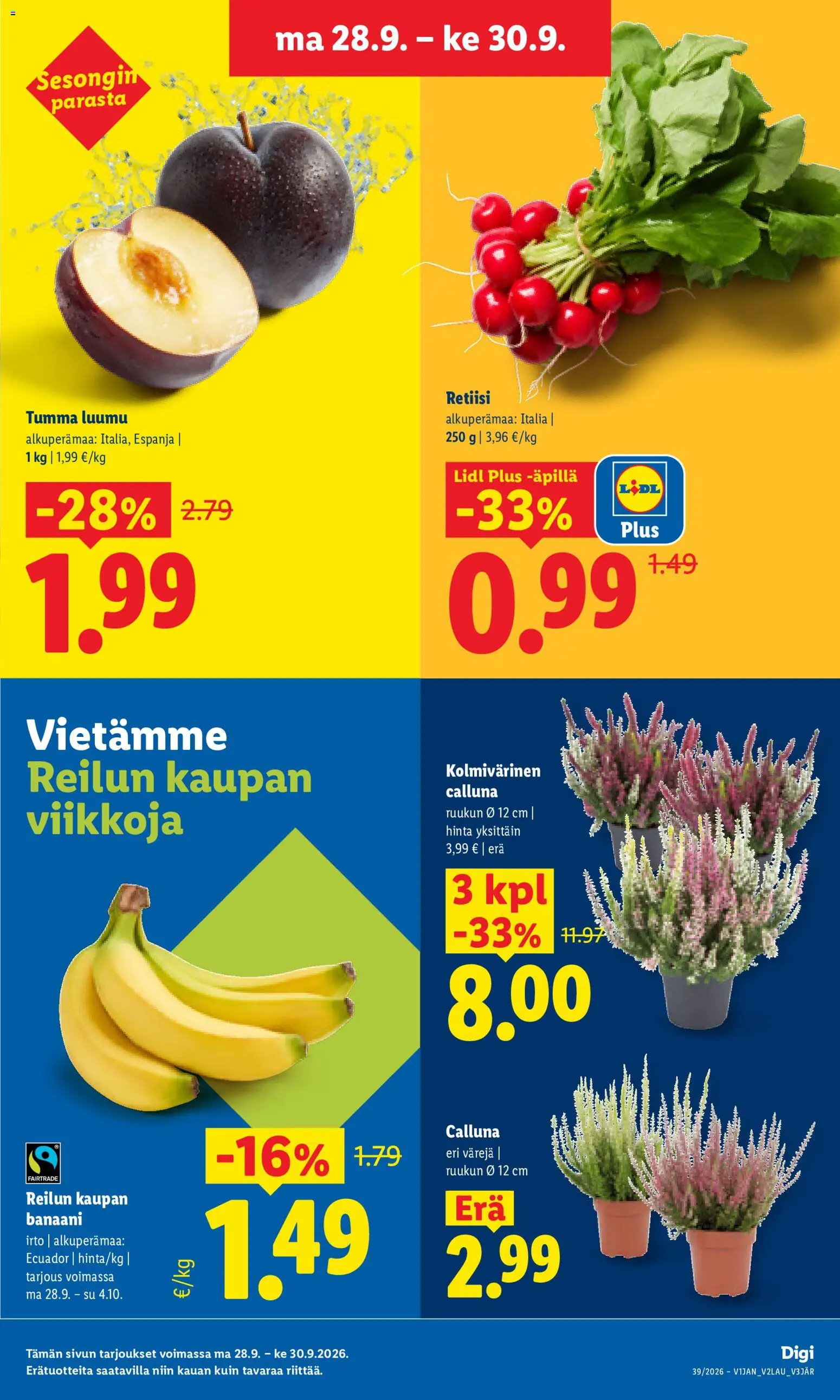 Lidl tarjoukset – voimassa 28/09/2026 alkaen | Sivu: 3