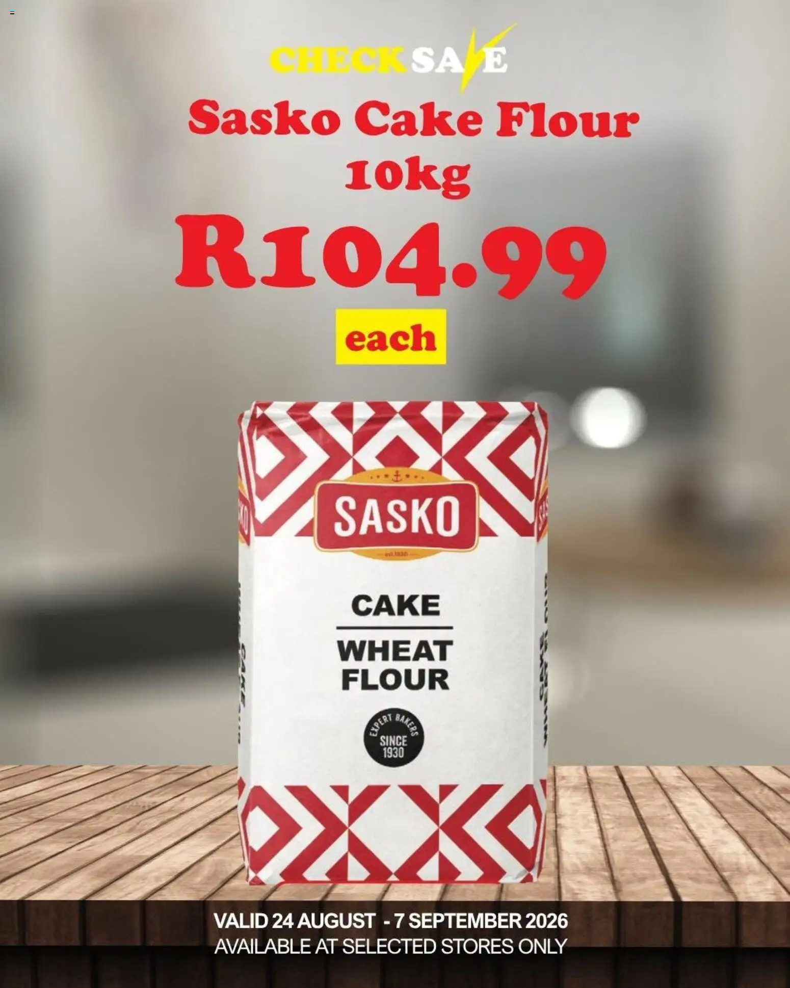 New Check Save catalogue – valid from 24/08/2026 | Page: 9 | Products: Cake, Flour