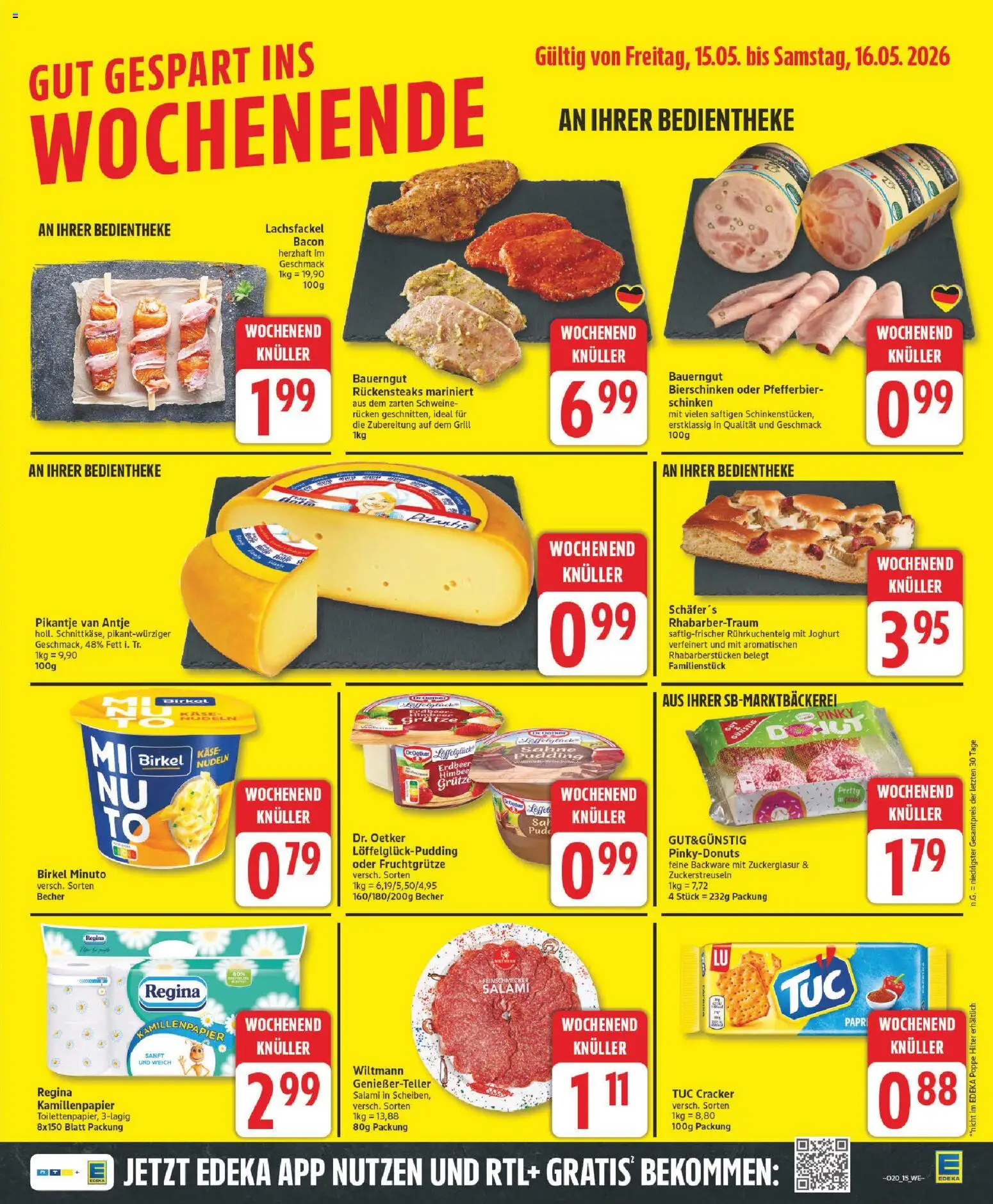 Edeka Prospekt 	 – gültig ab 11.05.2026 | Seite: 15