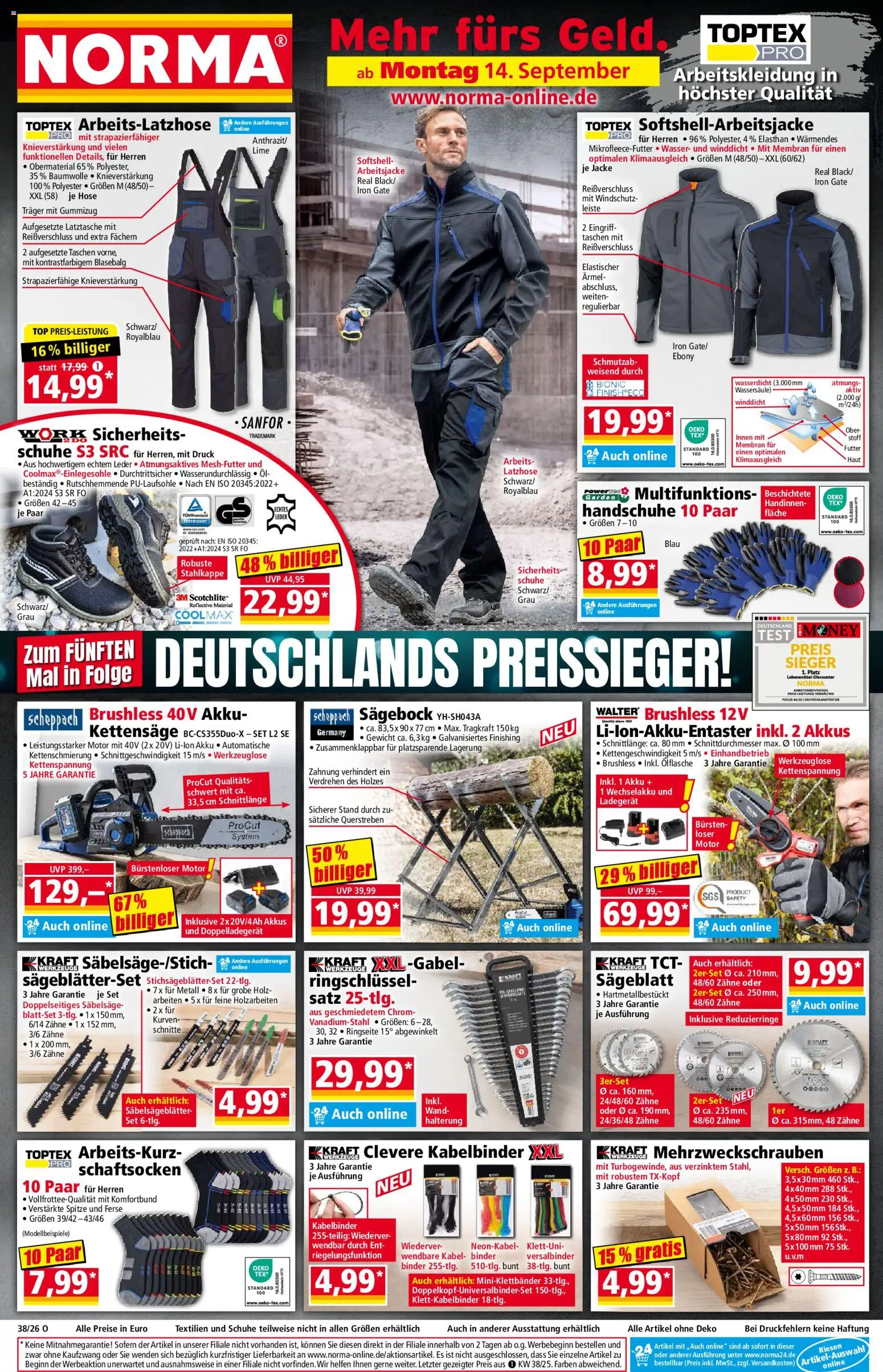 Norma Prospekt – gültig ab 14.09.2026 | Seite: 1