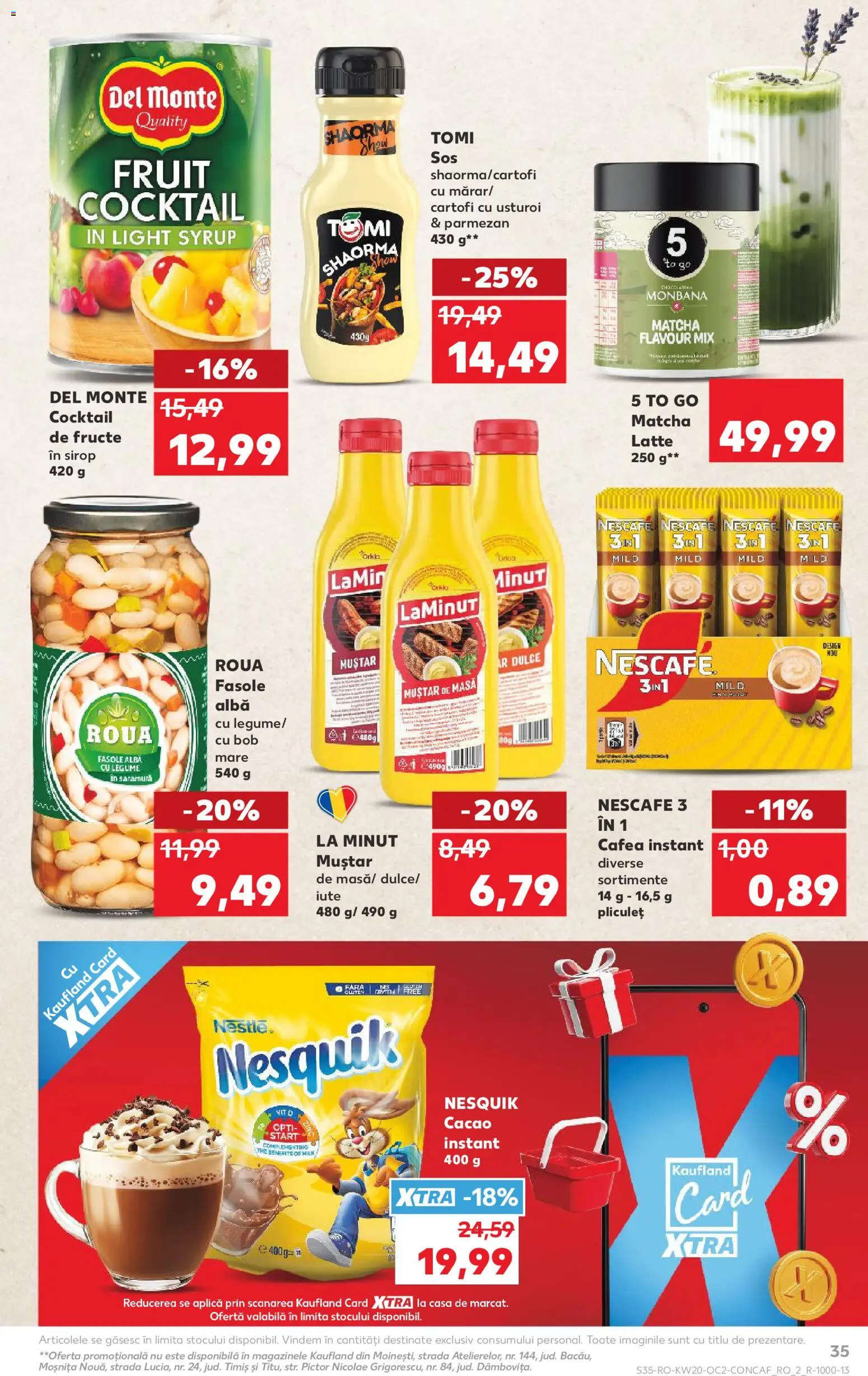 Noul catalog Kaufland – valabil de la 13.05.2026 | Pagină: 35 | Produse: Cartofi, Legume, Fructe, Sos