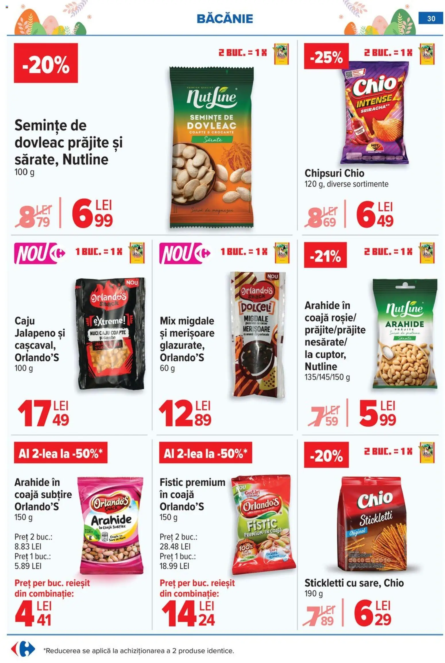 Noul catalog Carrefour – valabil de la 06.04.2026 | Pagină: 32 | Produse: Măsline, Ciuperci, Ardei, Piper