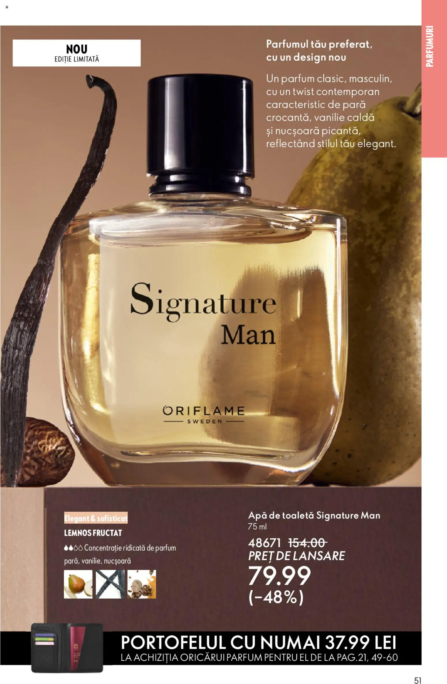 Noul catalog Oriflame – valabil de la 27.05.2026 | Pagină: 51 | Produse: Pară, Toaletă, Apă de toaletă, Apă