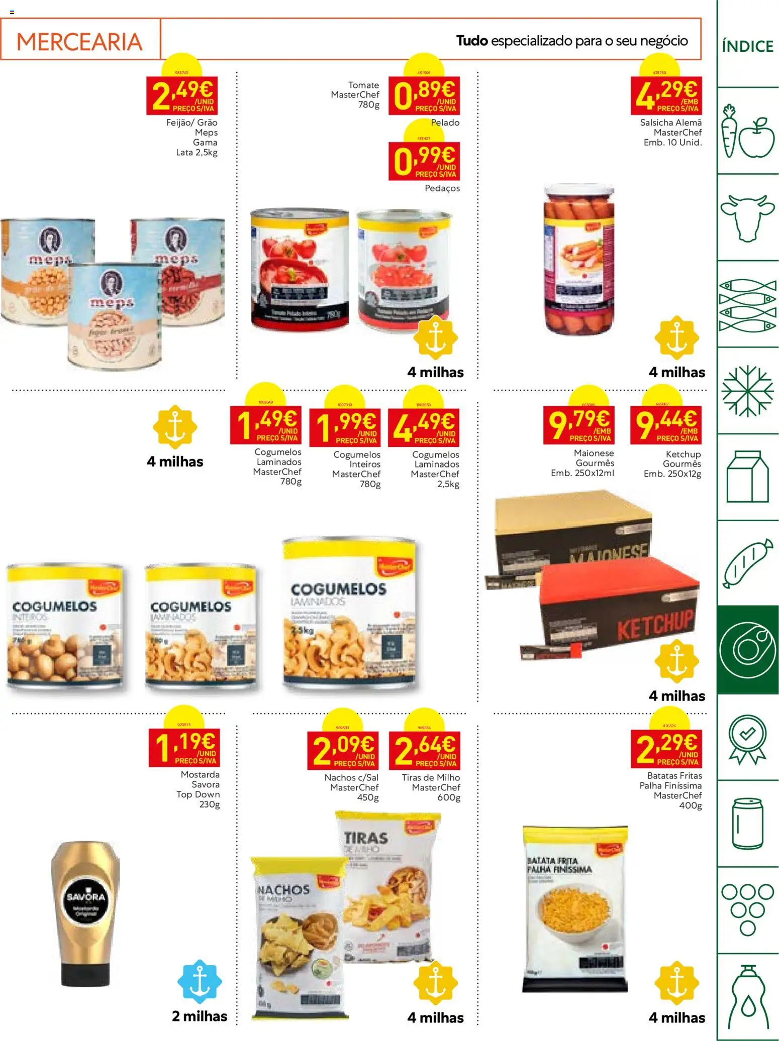 Recheio folheto Horeca │ válido de 06/10/2026 | Página: 15 | Produtos: Batata, Mercearia, Mostarda, Batatas fritas