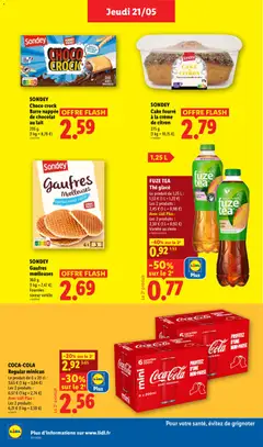 LIDL - Prévisualisation de COCA-COLA Regular minican, Le produit de 6 x 20 cl valide à partir de 21.05.2026 | Page: 22