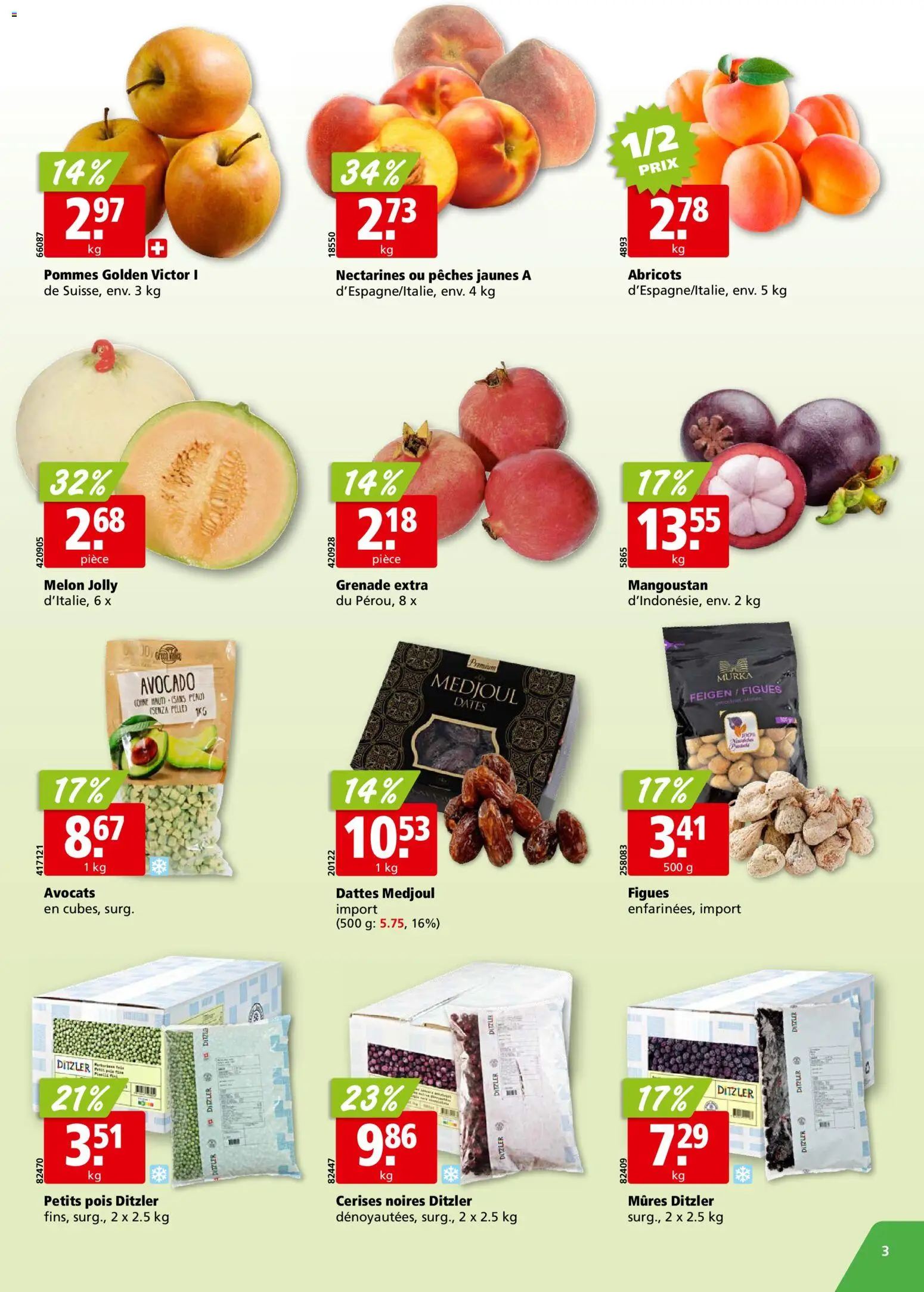 Aligro aktionen Chavannes, Matran, Genève, Sion – gültig ab 25.05.2026 | Seite: 3 | Produkte: Avocado