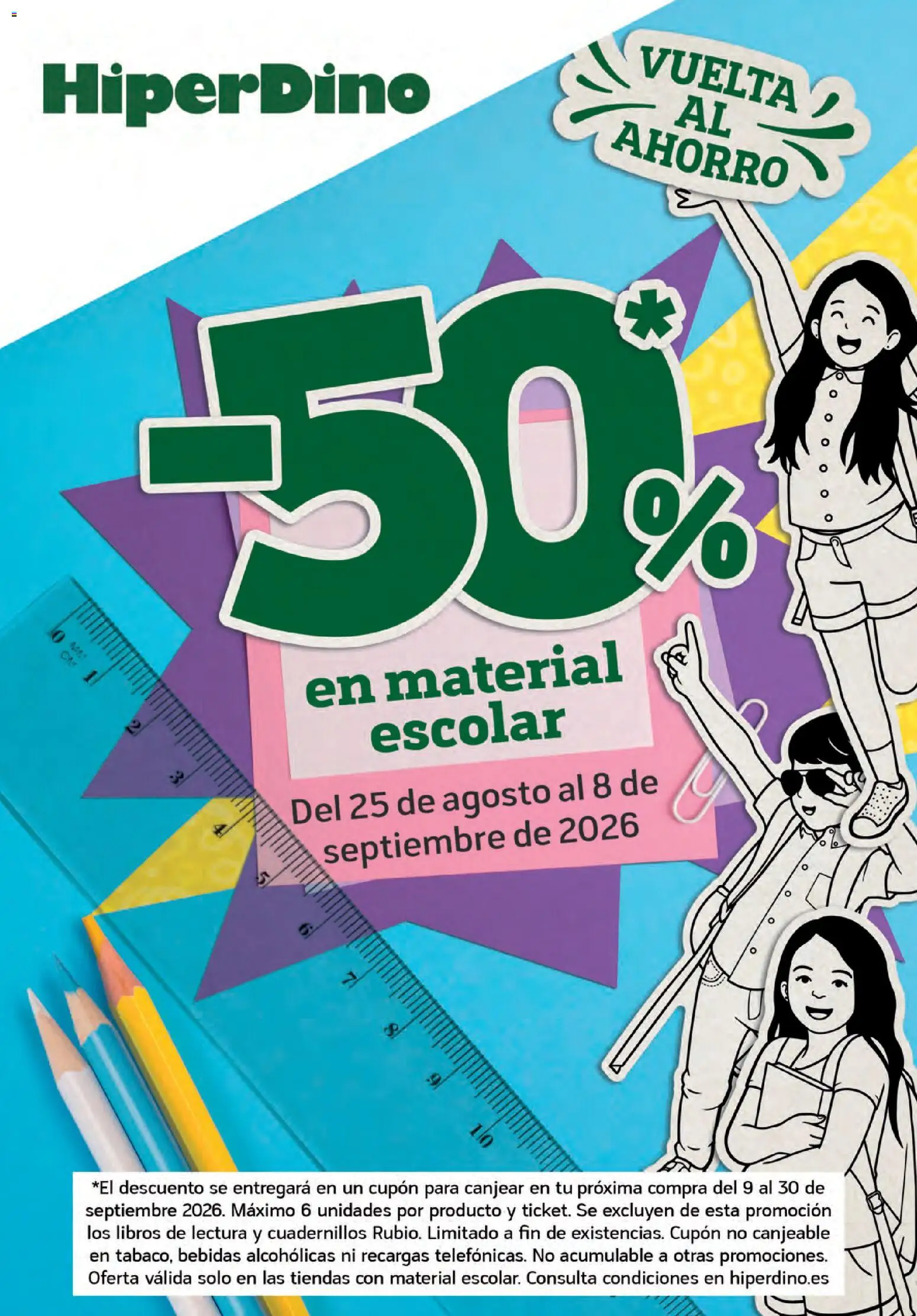 HiperDino folleto │ válido desde el 25/08/2026 | Página: 3 | Productos: Libros, Bebidas