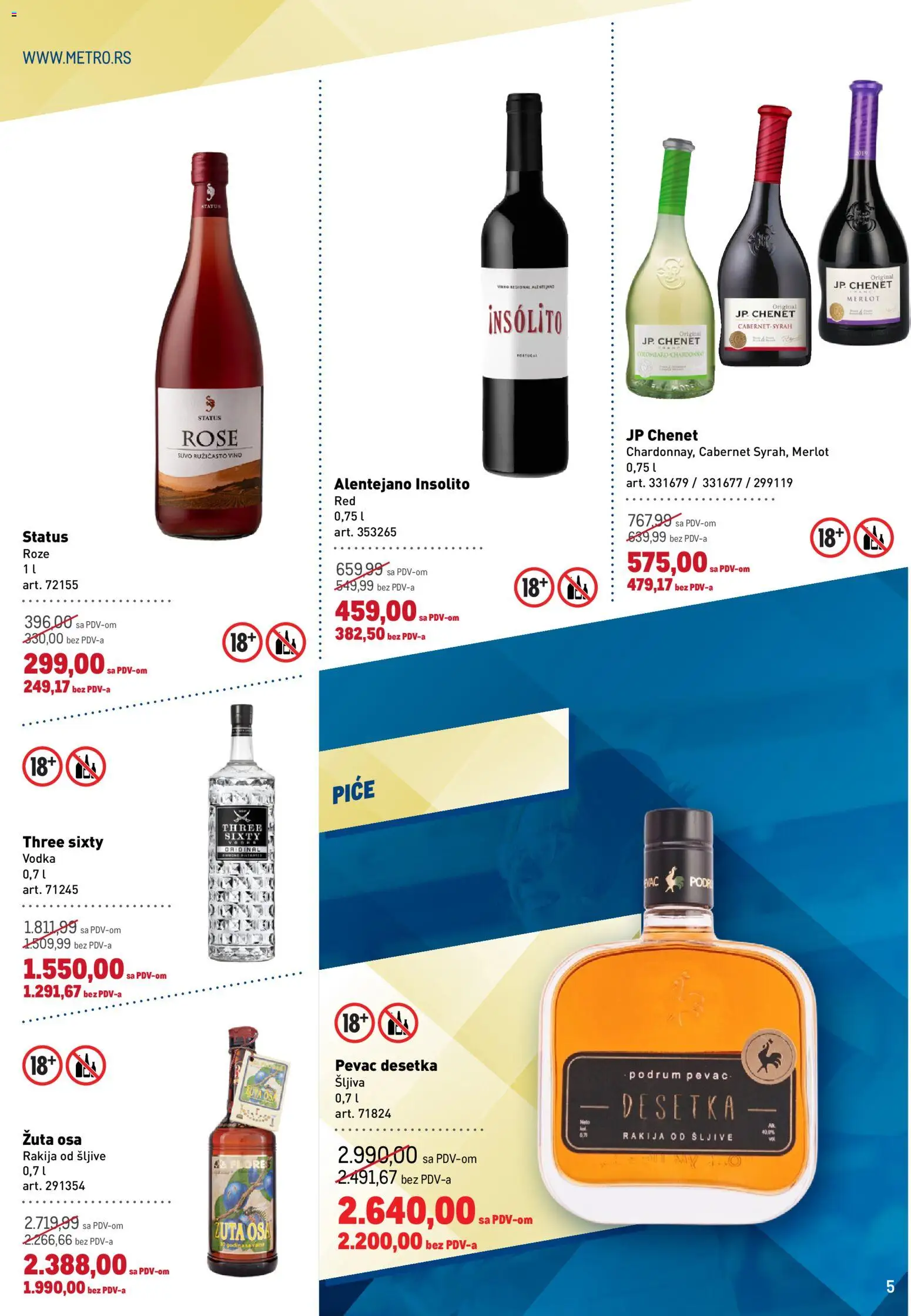 Metro katalog - važi od 01.10.2026 | Strana: 5
