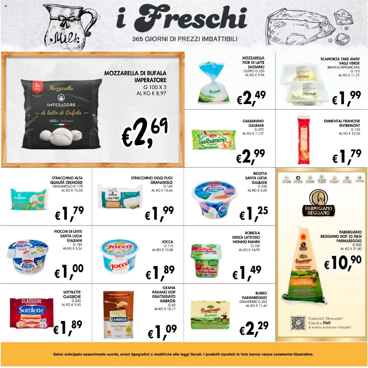 Volantino Coal del 07.05.2026 | Pagina: 11 | Prodotti: Mozzarella, Latte, Ricotta, Emmental