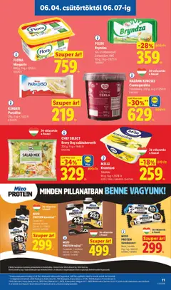 Lidl akciós újság - amely érvényes a következő dátumtól: 04.06.2026 | Oldal: 11