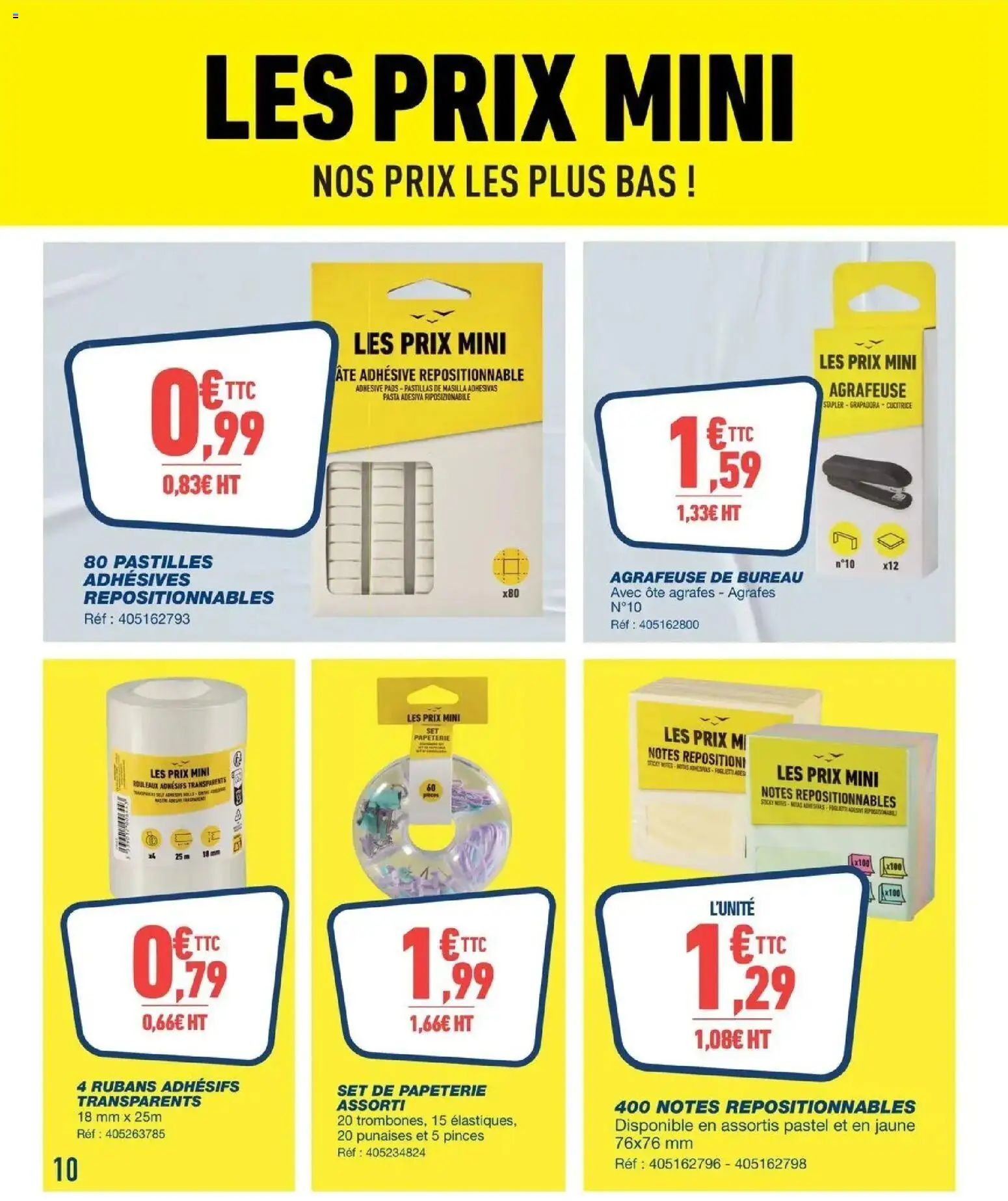 Bureau Vallée - Prix en folie! à partir du 02/11/2026 - promo en ligne | Page: 10 | Produits: Bureau, Pinces, Agrafeuse