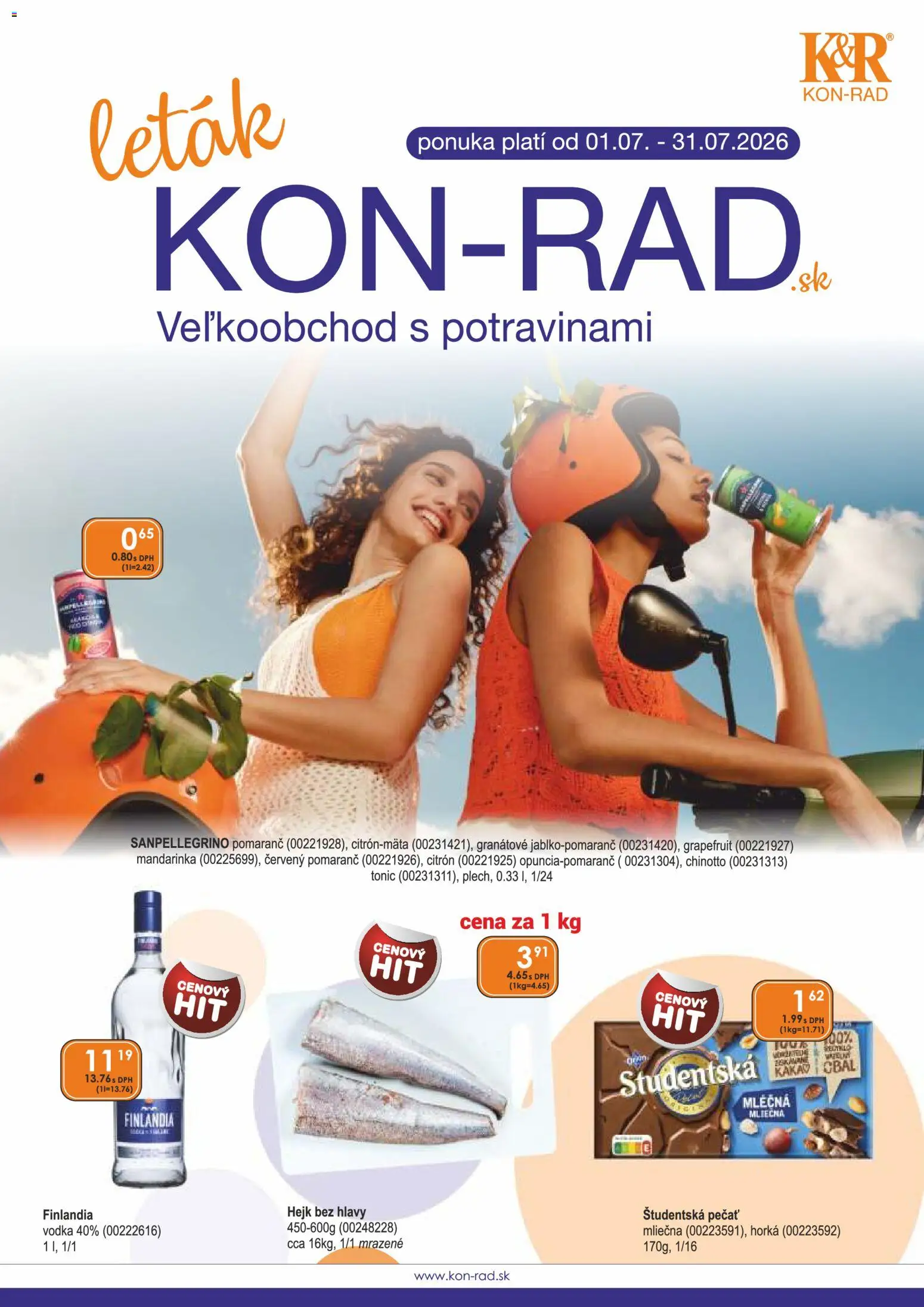Nové KON - RAD akcie – leták je platný od 01.07.2026 | Strana: 1