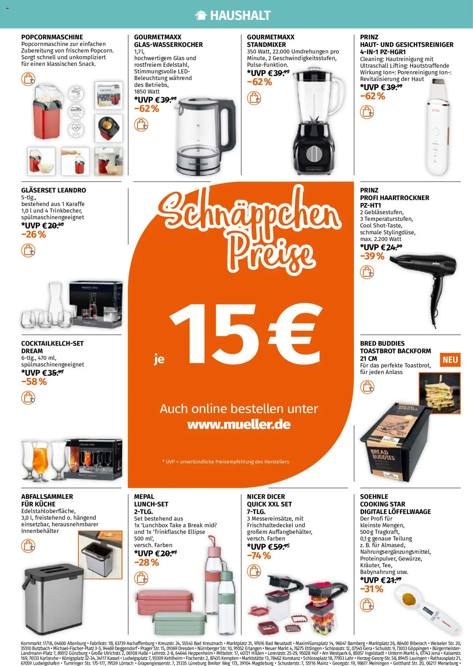 Müller Prospekt – gültig ab 29.06.2026 | Seite: 19 | Produkte: Toastbrot, Bad, Küche, Babynahrung