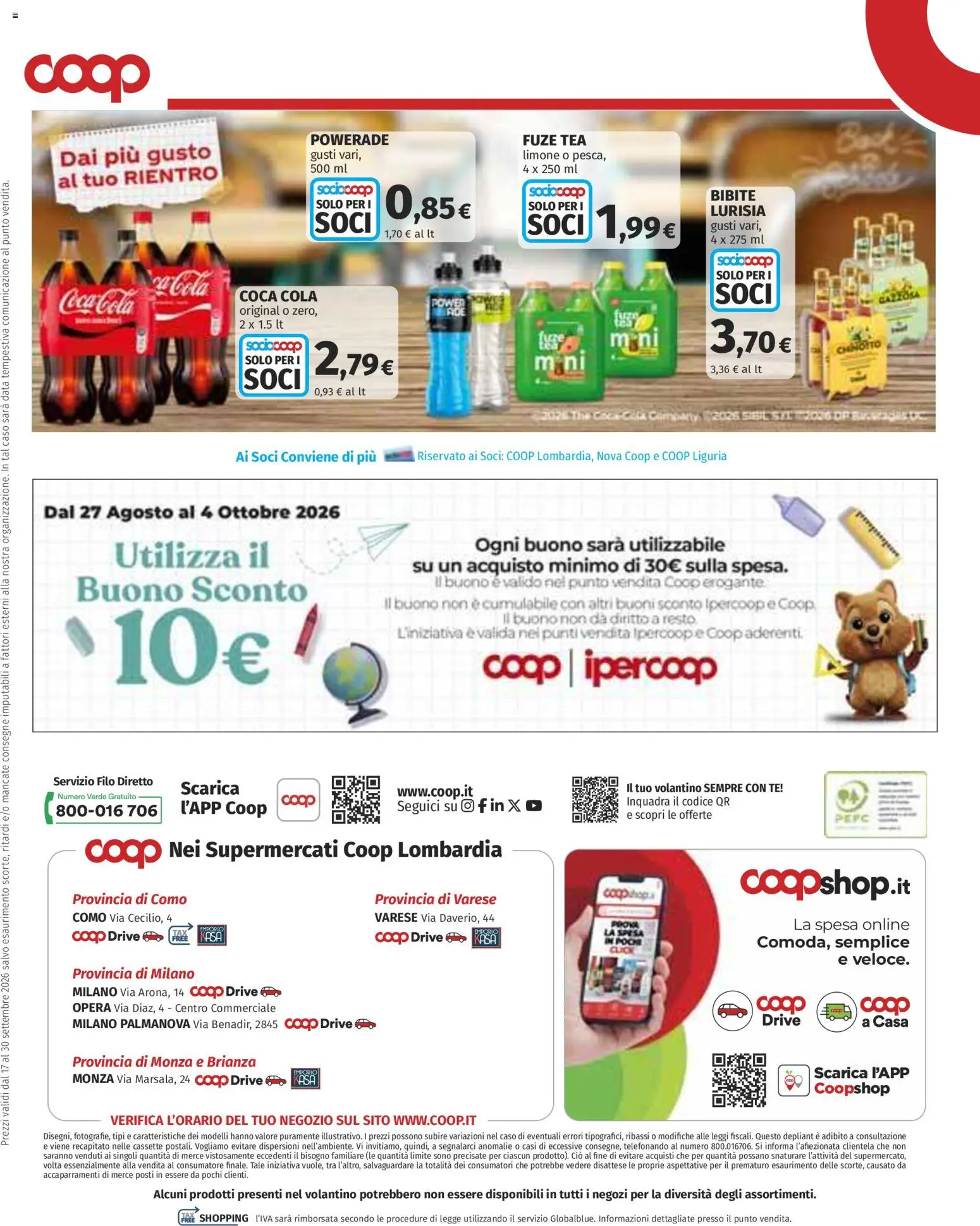 Volantino COOP del 17/09/2026 | Pagina: 26