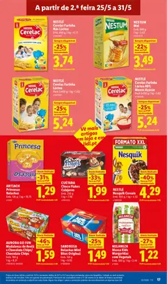 Pré-visualização NESTLÉ Cerelac Farinha Não Láctea, Emb. 600 g; 1 kg = 6.23 válido de 25.05.2026 | Página: 17