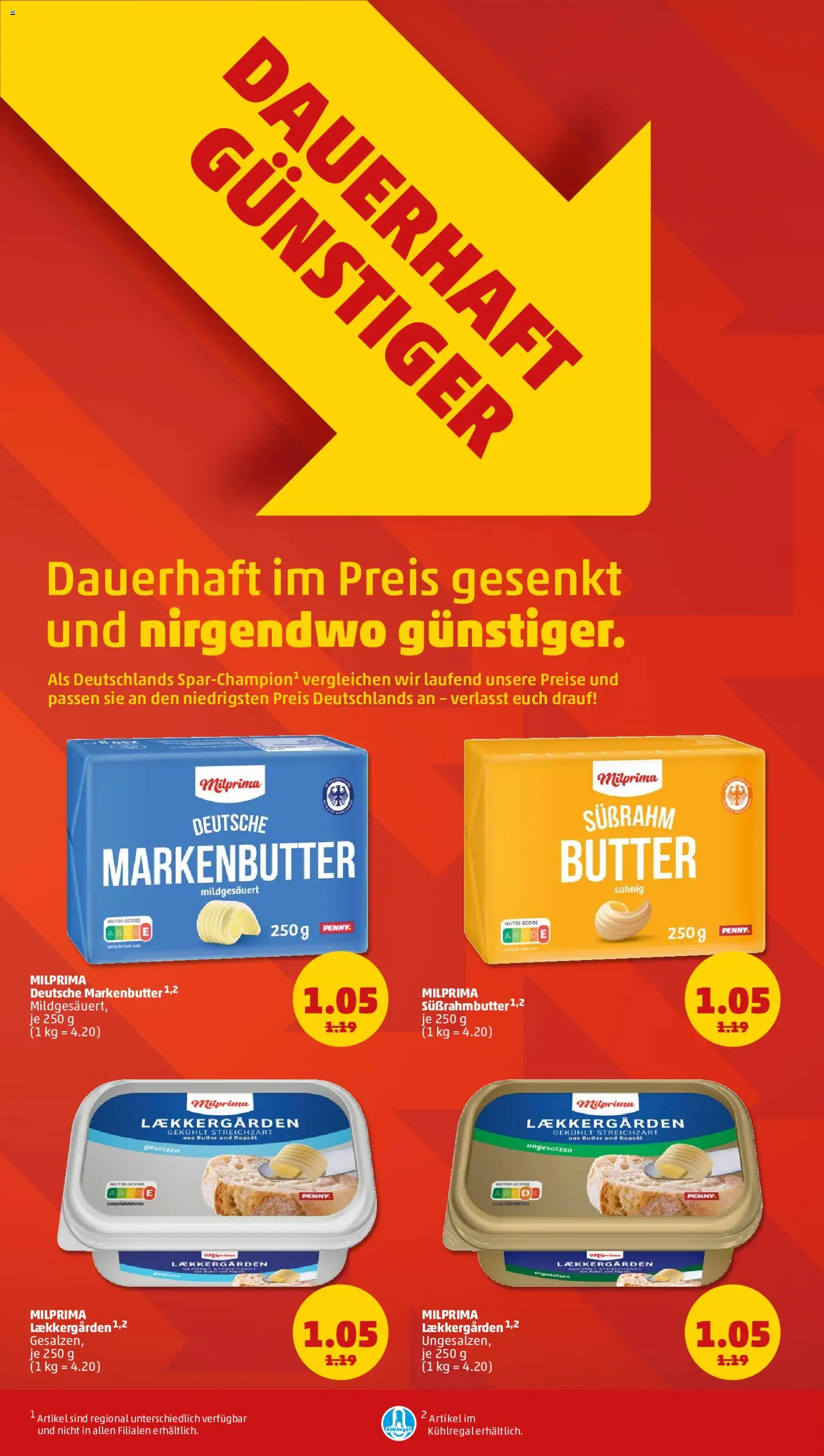 Penny Prospekt 	 – gültig ab 04.05.2026 | Seite: 2 | Produkte: Butter, Rapsöl