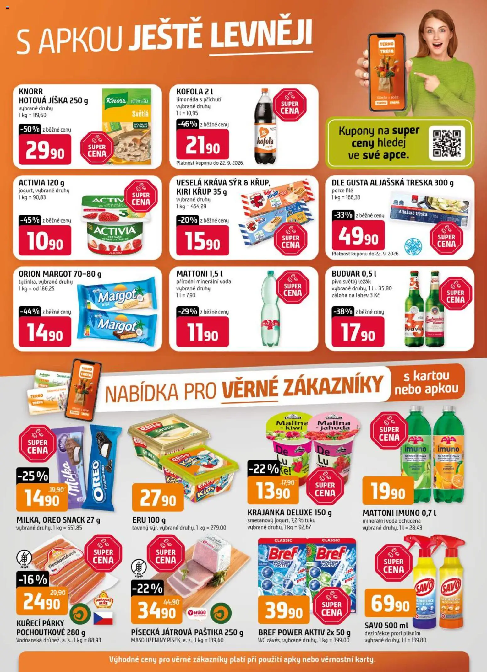 Trefa leták od 09.09.2026 | Strana: 12 | Produkty: Mattoni, Savo, Minerální voda, Paštika