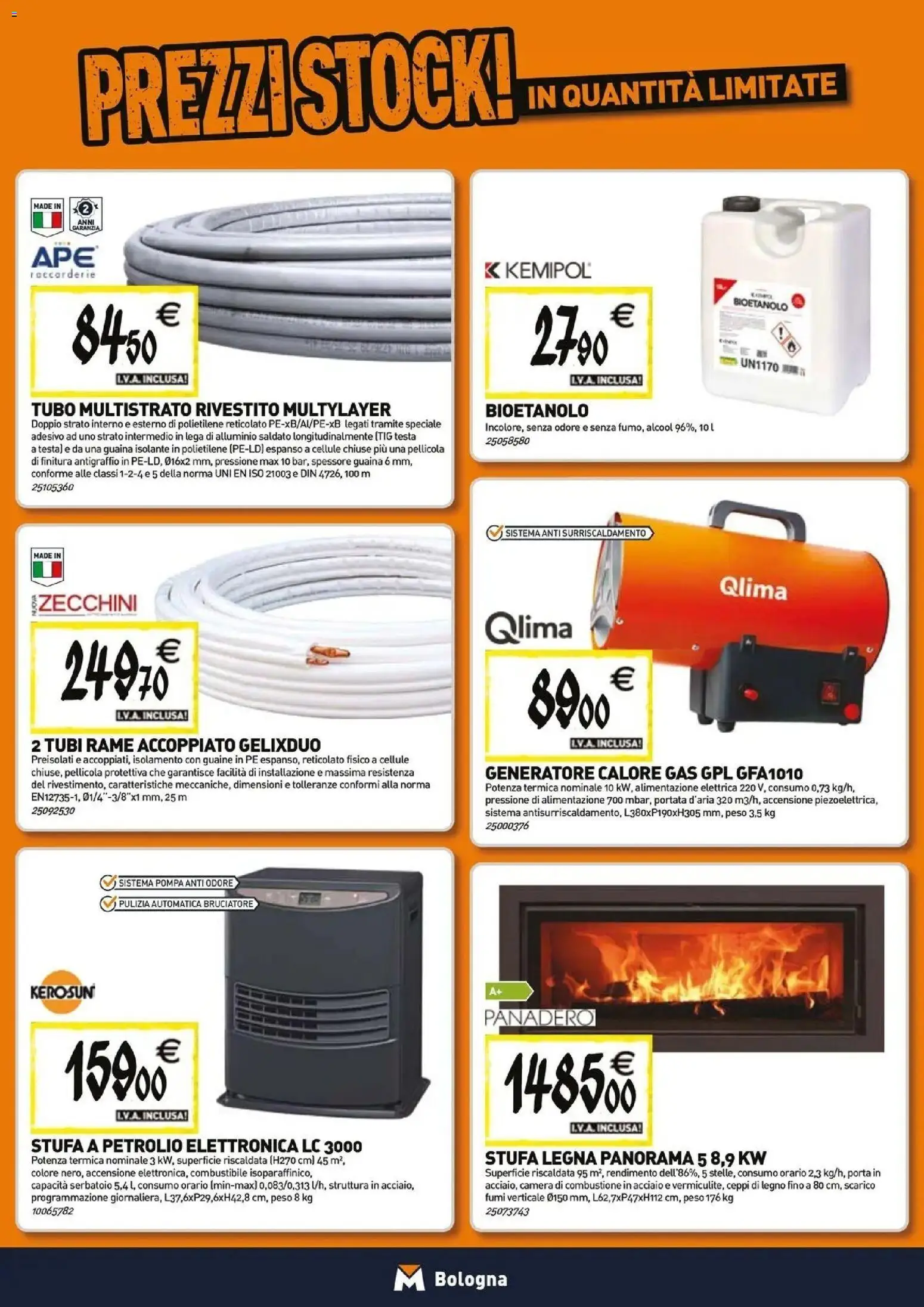 Volantino TECNOMAT del 29/10/2026 | Pagina: 8 | Prodotti: Rame, Generatore, Pellicola, Alluminio