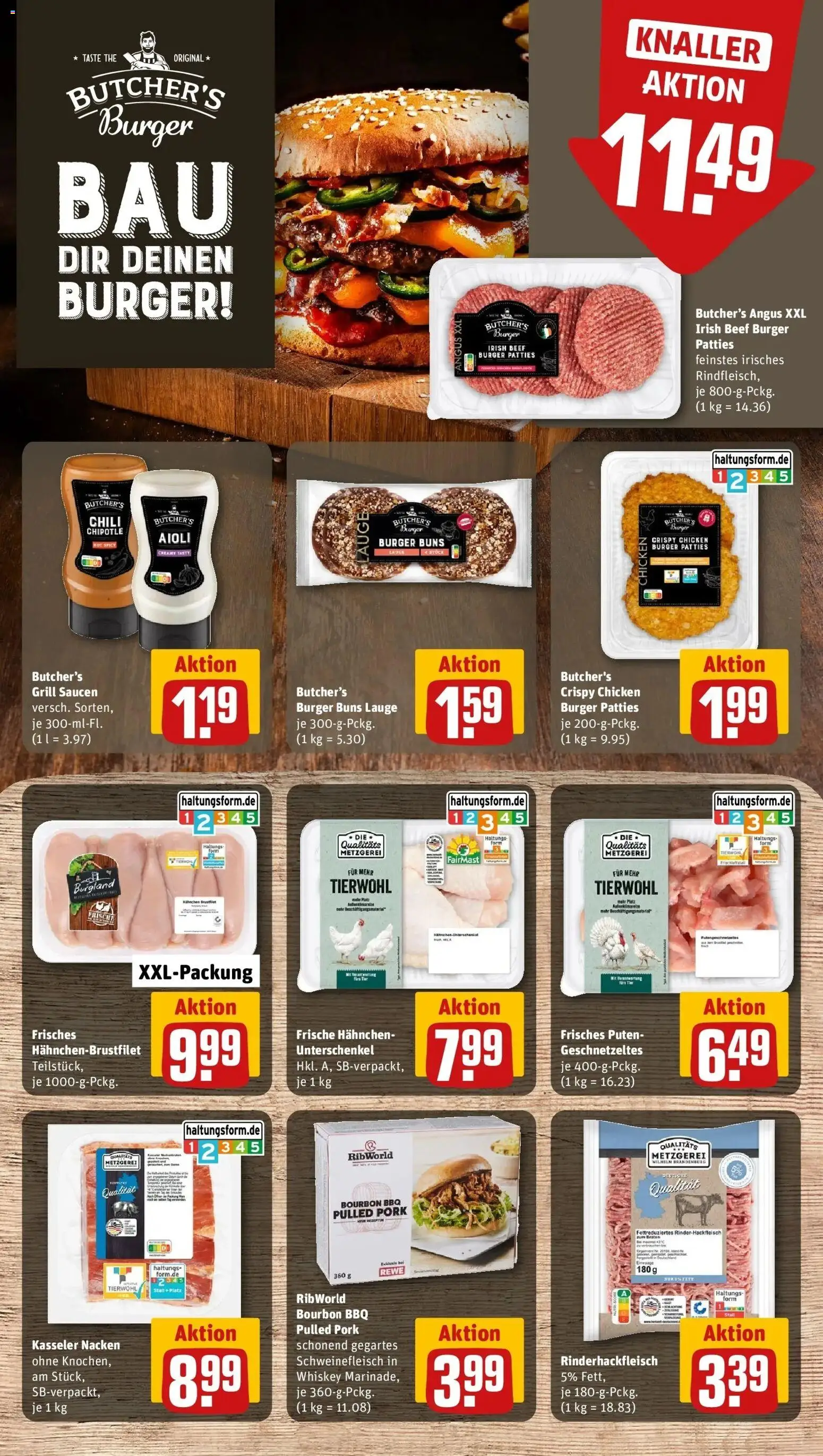 REWE Prospekt ab 05.10.2026 zum Blättern » Angebote | Seite: 11 | Produkte: Hahnchen, Chili, Schweinefleisch, Whiskey
