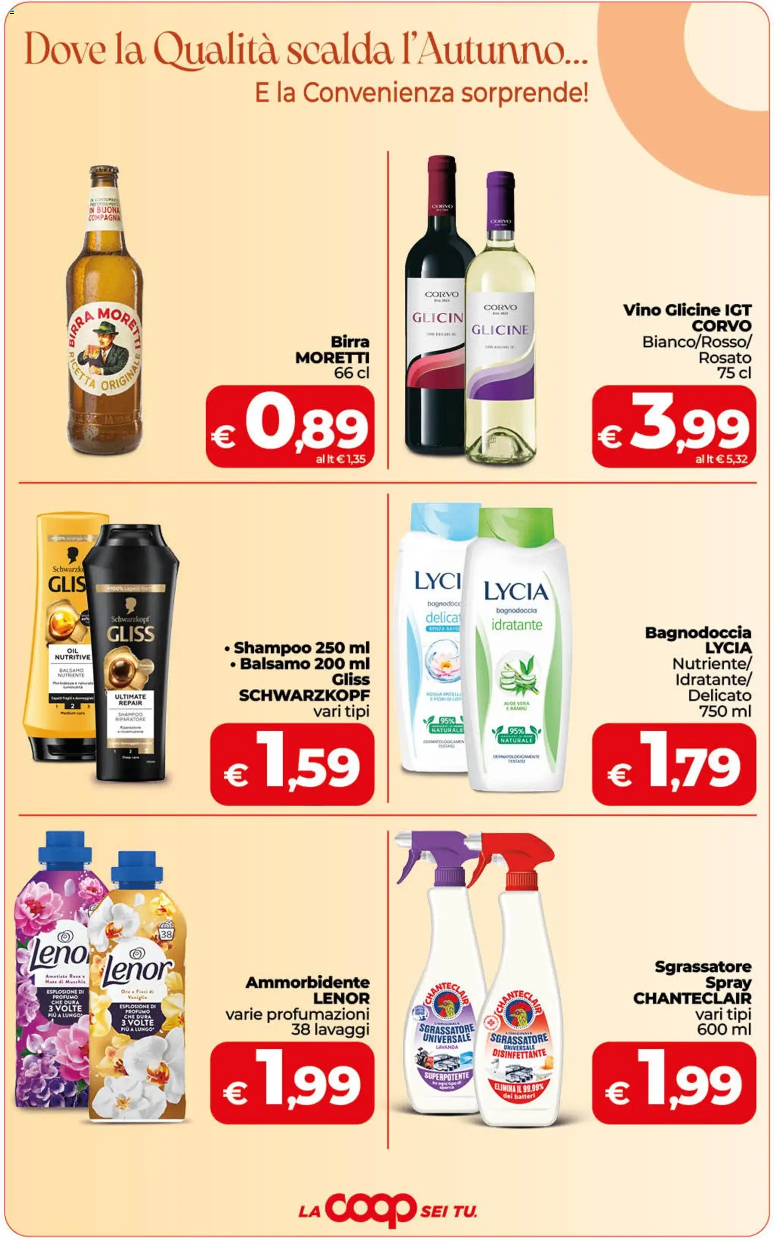 Volantino COOP del 23/10/2026 | Pagina: 4 | Prodotti: Balsamo, Vino, Lavanda, Aloe vera