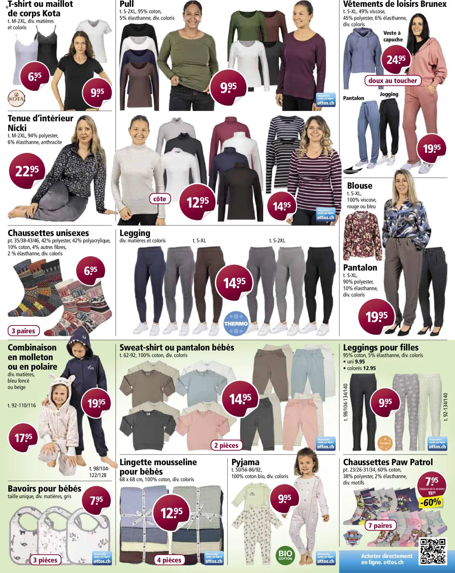 Otto's aktionen FR – gültig ab 29.09.2026 | Seite: 7 | Produkte: Leggings, Rouge, Pyjama, Sweatshirt