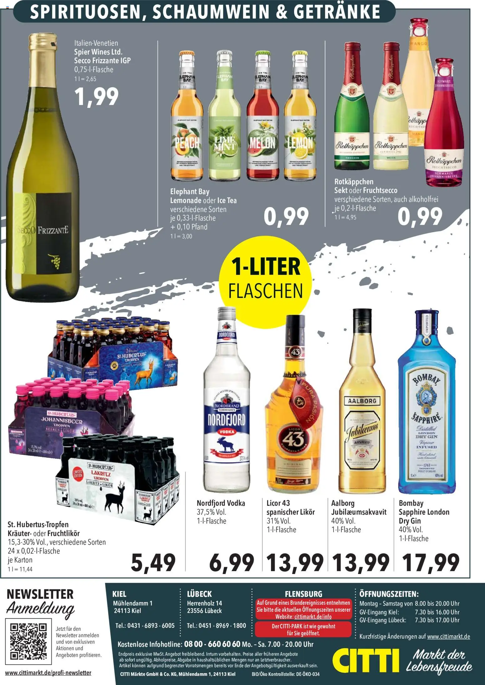CITTI Markt Aktuelle Angebote für Profis – gültig ab 07.10.2026 | Seite: 8 | Produkte: Sekt, Likör, Fruchtsecco, Vodka
