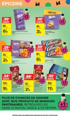 Carrefour - Prévisualisation de Cookies Granola "Maxi Format", LU Gros éclats de chocolat, 6 x 276 g. valide à partir de 22/09/2026 | Page: 48 | Produits: Cake, Lait, Chocolat, Granola