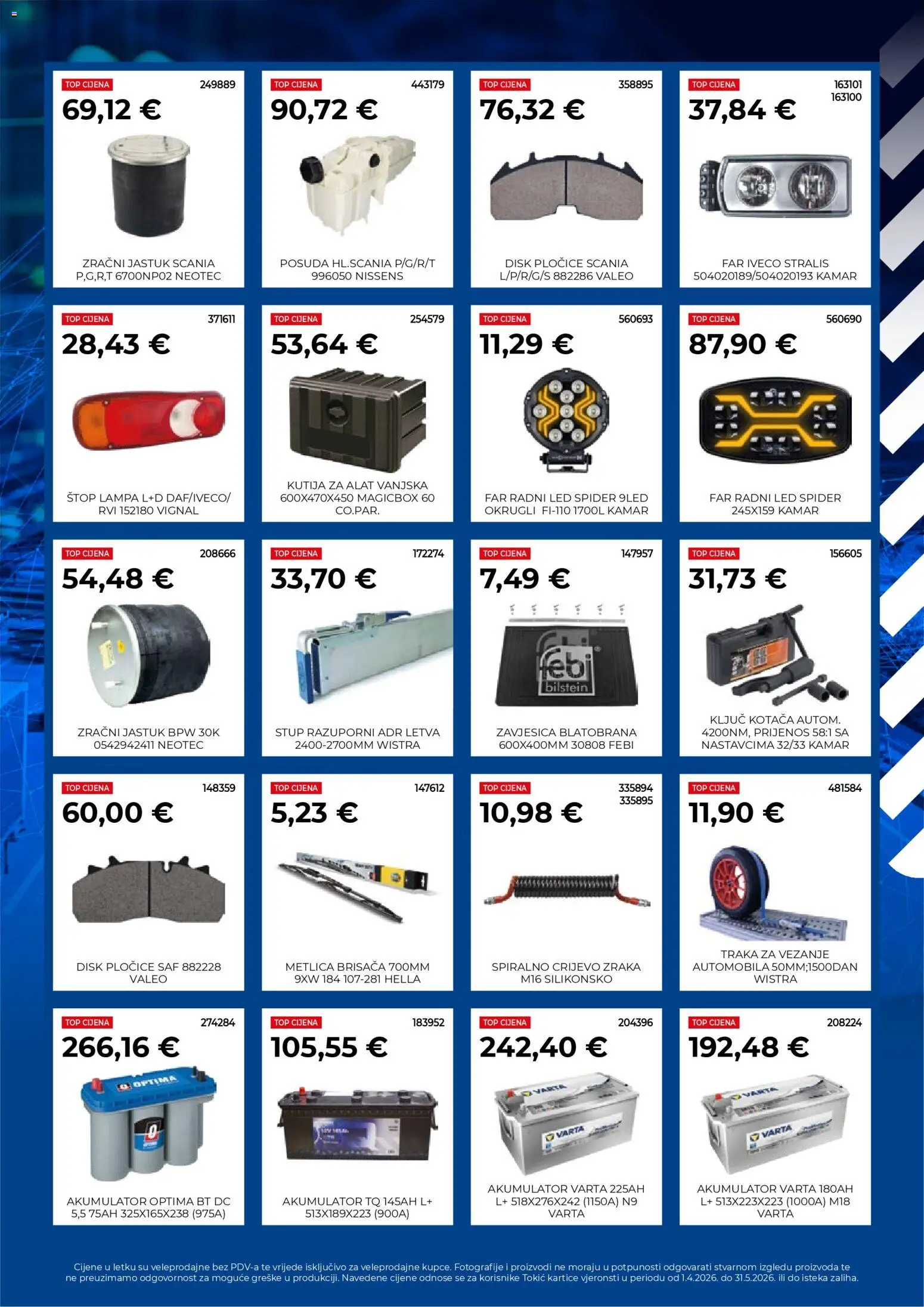 Tokić katalog | vrijedi od 01.04.2026 | Stranica: 3 | Proizvodi: Kutija, Alat, Kutija za alat, Disk