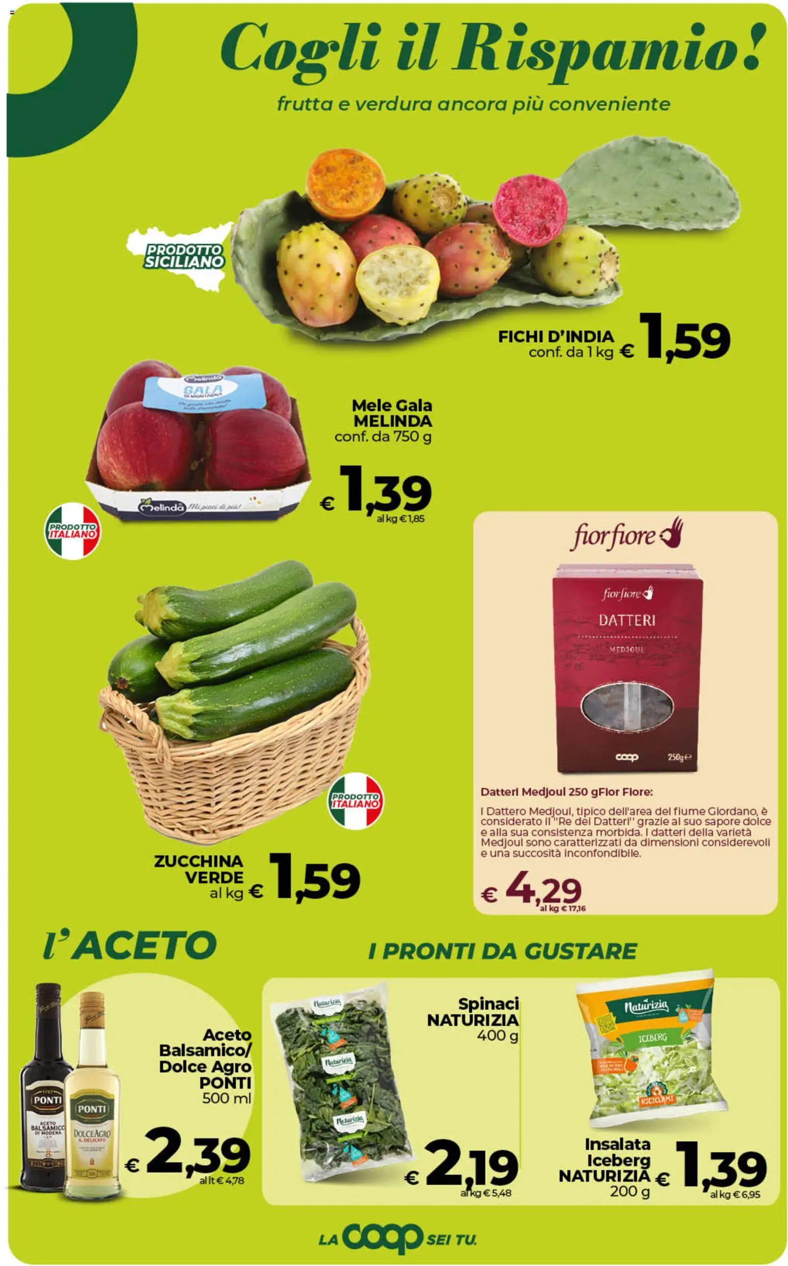 Volantino Ipercoop del 11/09/2026 | Pagina: 36 | Prodotti: Insalata, Fichi, Frutta, Aceto