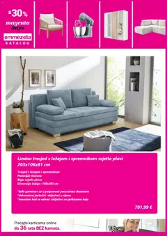 Emmezeta Katalog - Pregled kataloga iz trgovine Emmezeta, vrijedi od 22.06.2026 | Stranica: 7 | Proizvodi: Trosjed