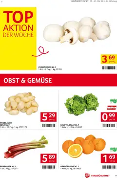 Transgourmet Flugblatt ab 18.05.2026 gültig | Seite: 11 | Produkte: Gemüse, Obst, Knoblauch, Orangen