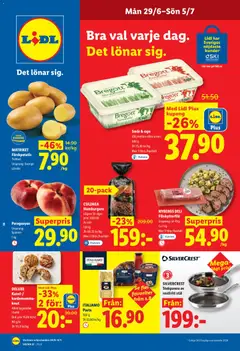 Lidl erbjudanden - Förhandsvisning av reklamblad från butik Lidl aktuell från 29/06/2026
