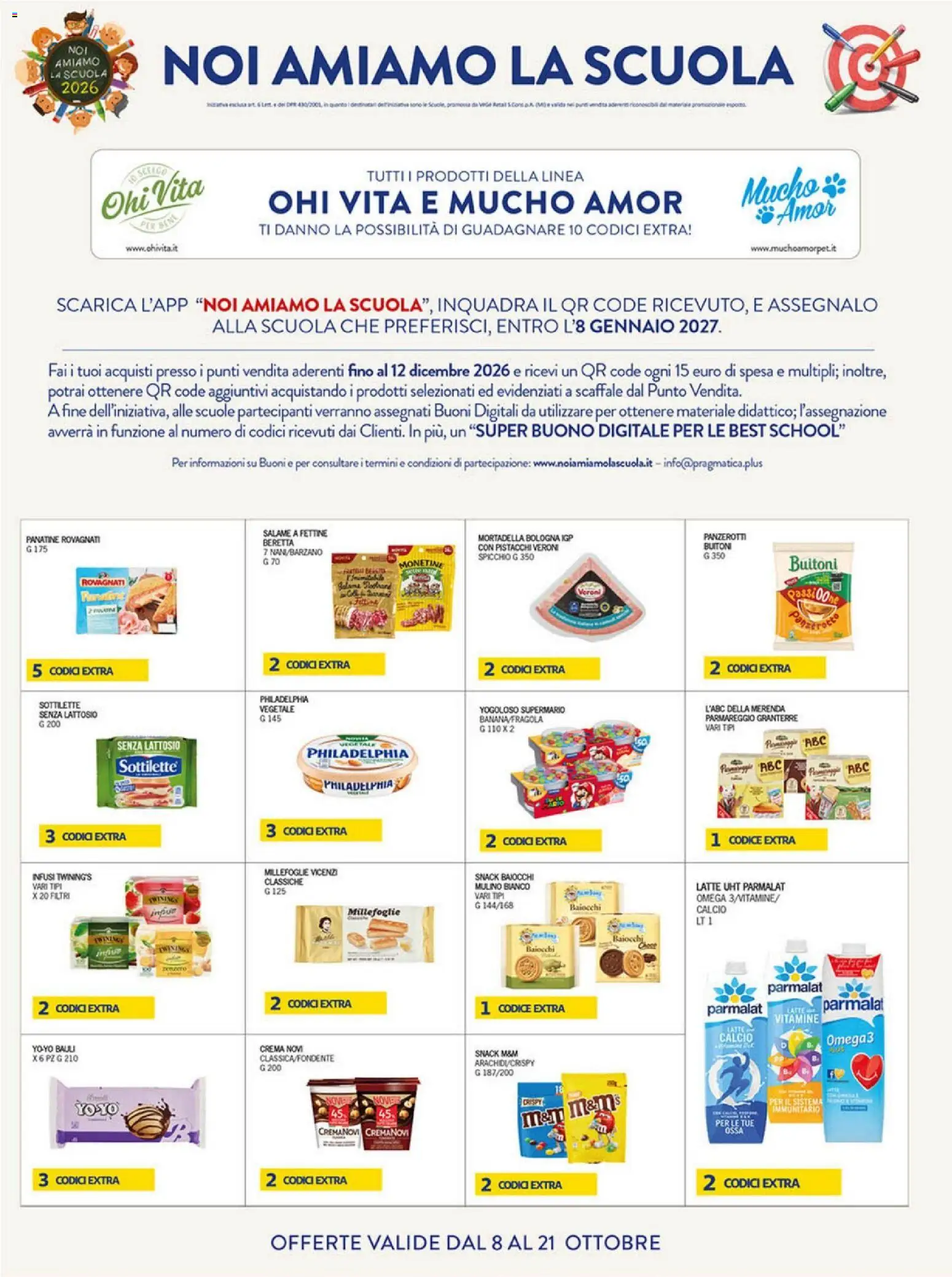 Volantino Coal del 08/10/2026 | Pagina: 14 | Prodotti: Crema, Salame, Pistacchi, Senza lattosio