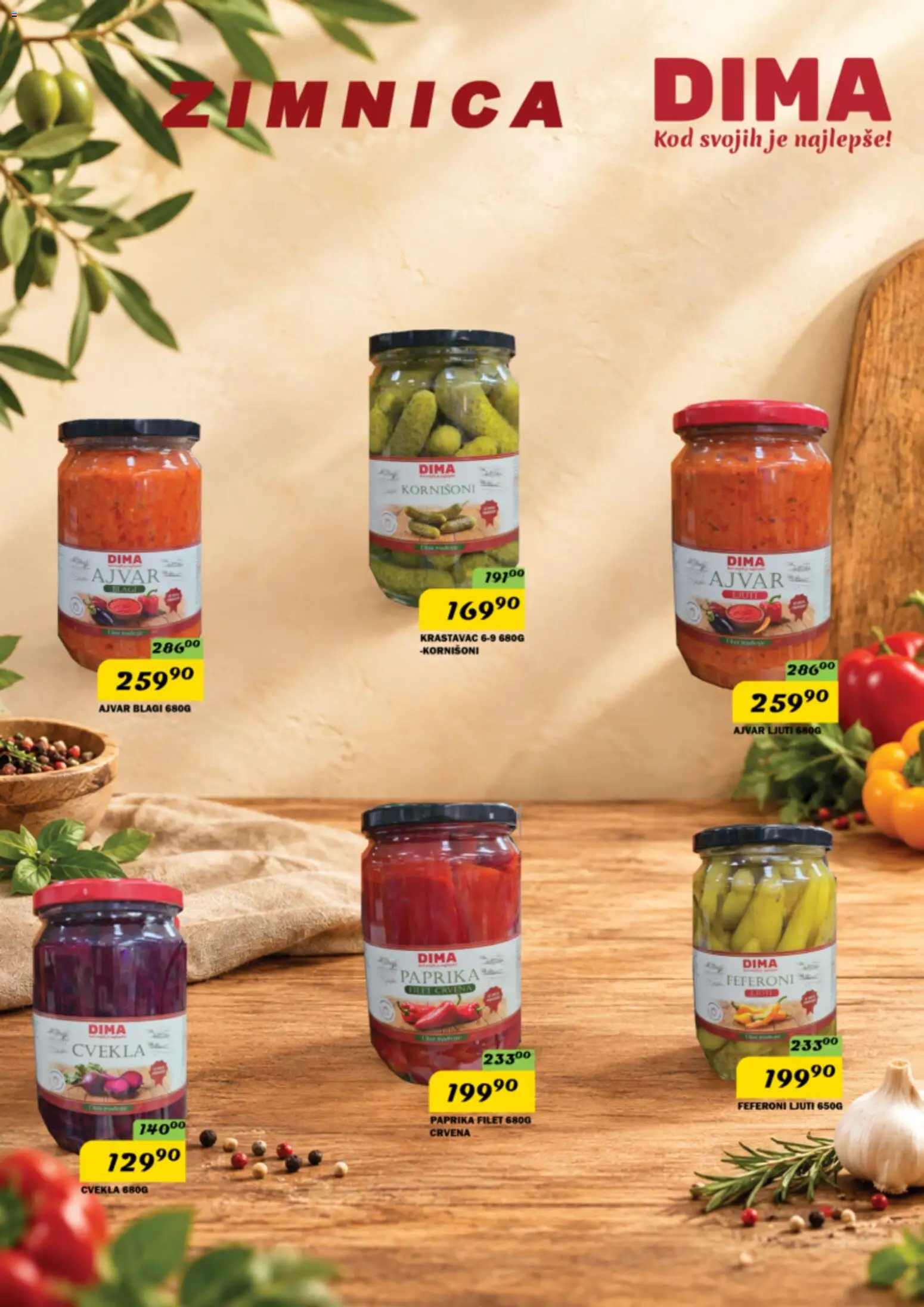 VP Dima katalog - važi od 22.10.2026 | Strana: 3 | Proizvode: Krastavac, Cvekla, Paprika, Kornišoni